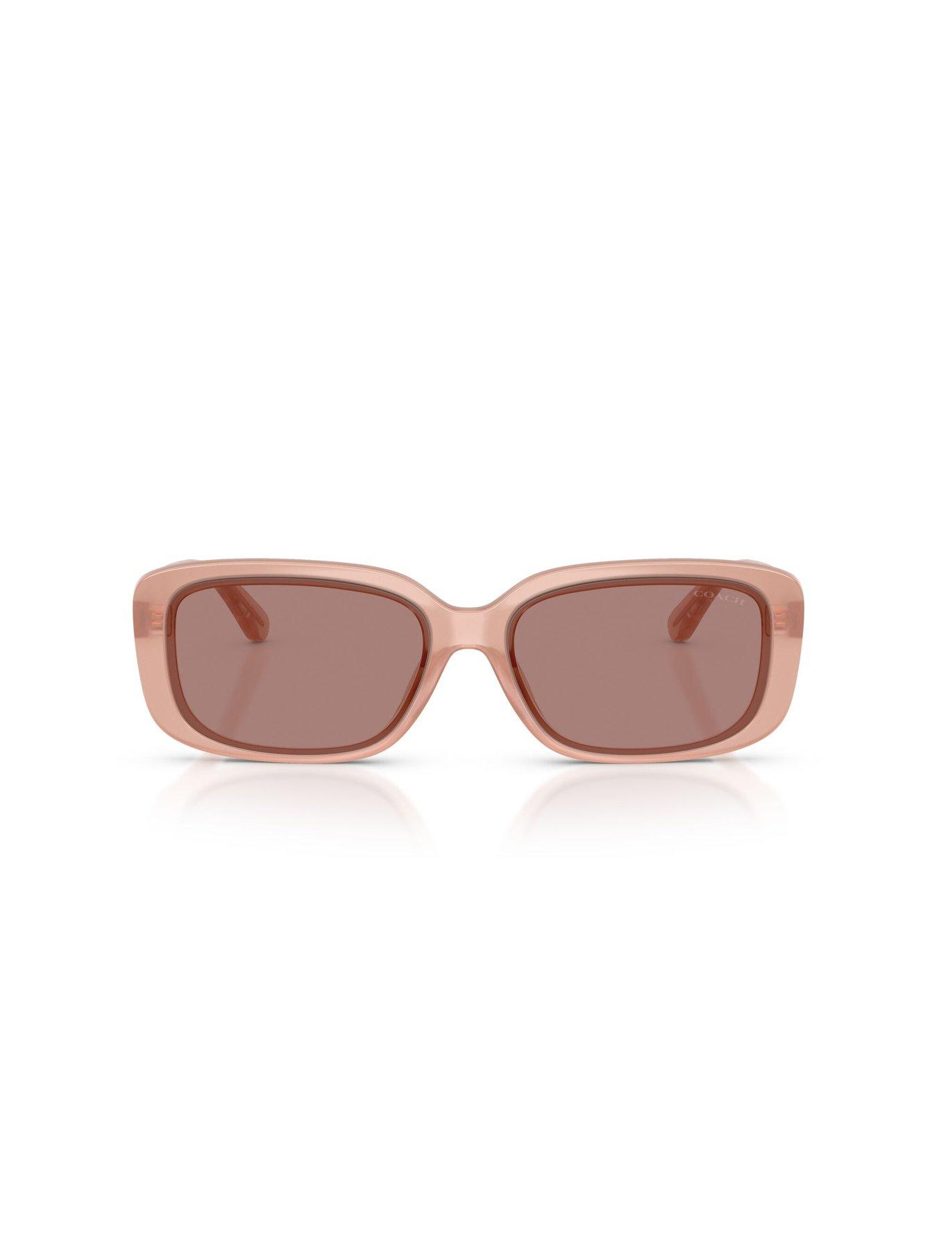 Image 3 of 5 of COACH 0Hc8444D Rectangle Sunglasses - Pink