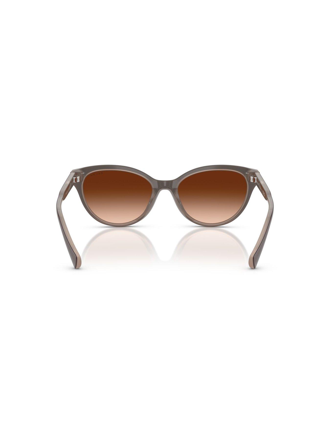 Image 4 of 5 of Ralph Cat Eye Sunglasses- Brown