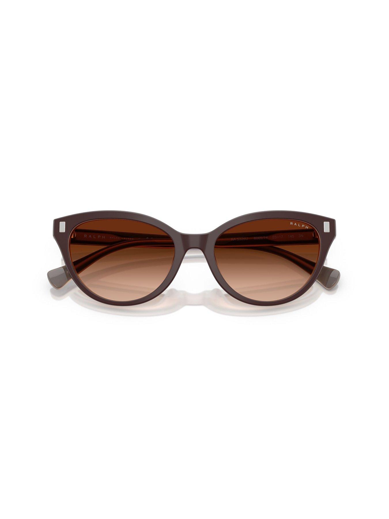Image 5 of 5 of Ralph Cat Eye Sunglasses- Brown