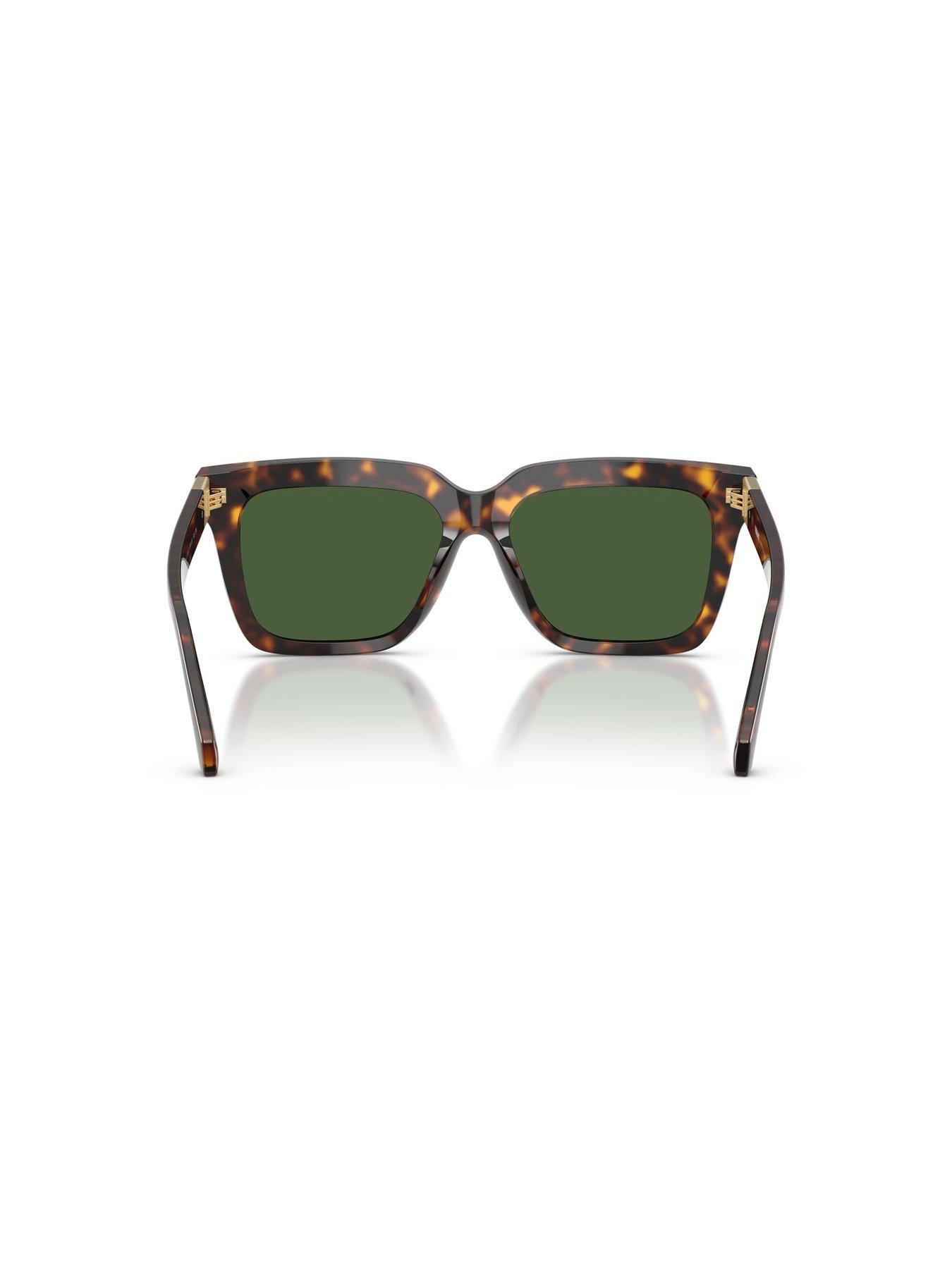 Image 4 of 5 of VERSACE Sqaure Sunglasses- Brown