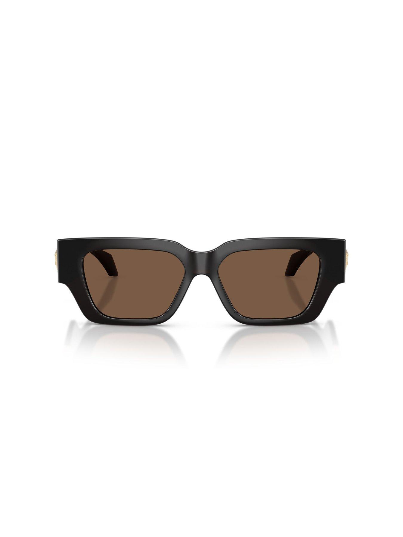 Image 3 of 5 of VERSACE 0Ve4497U Square Sunglasses - Black