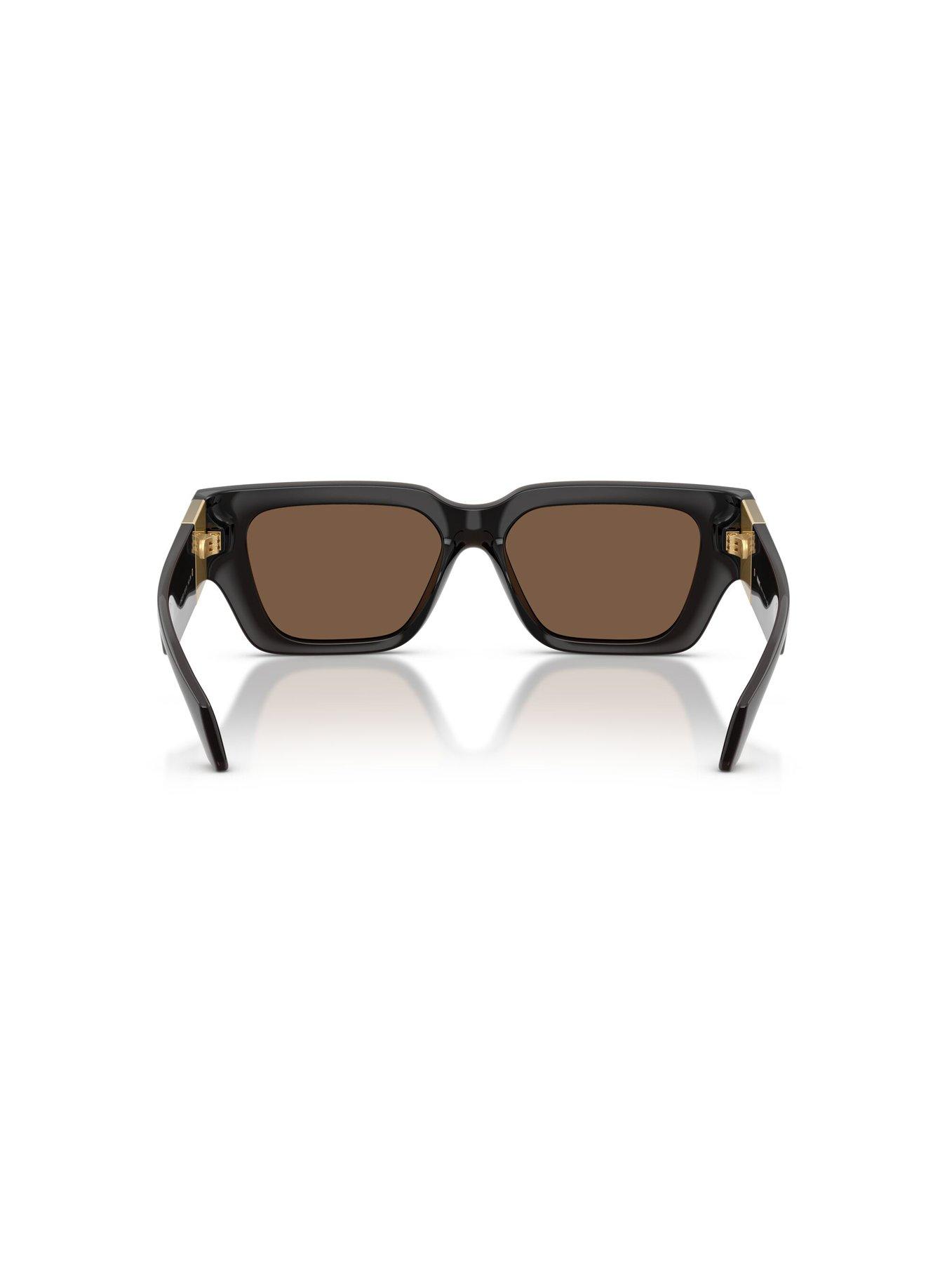 Image 4 of 5 of VERSACE 0Ve4497U Square Sunglasses - Black
