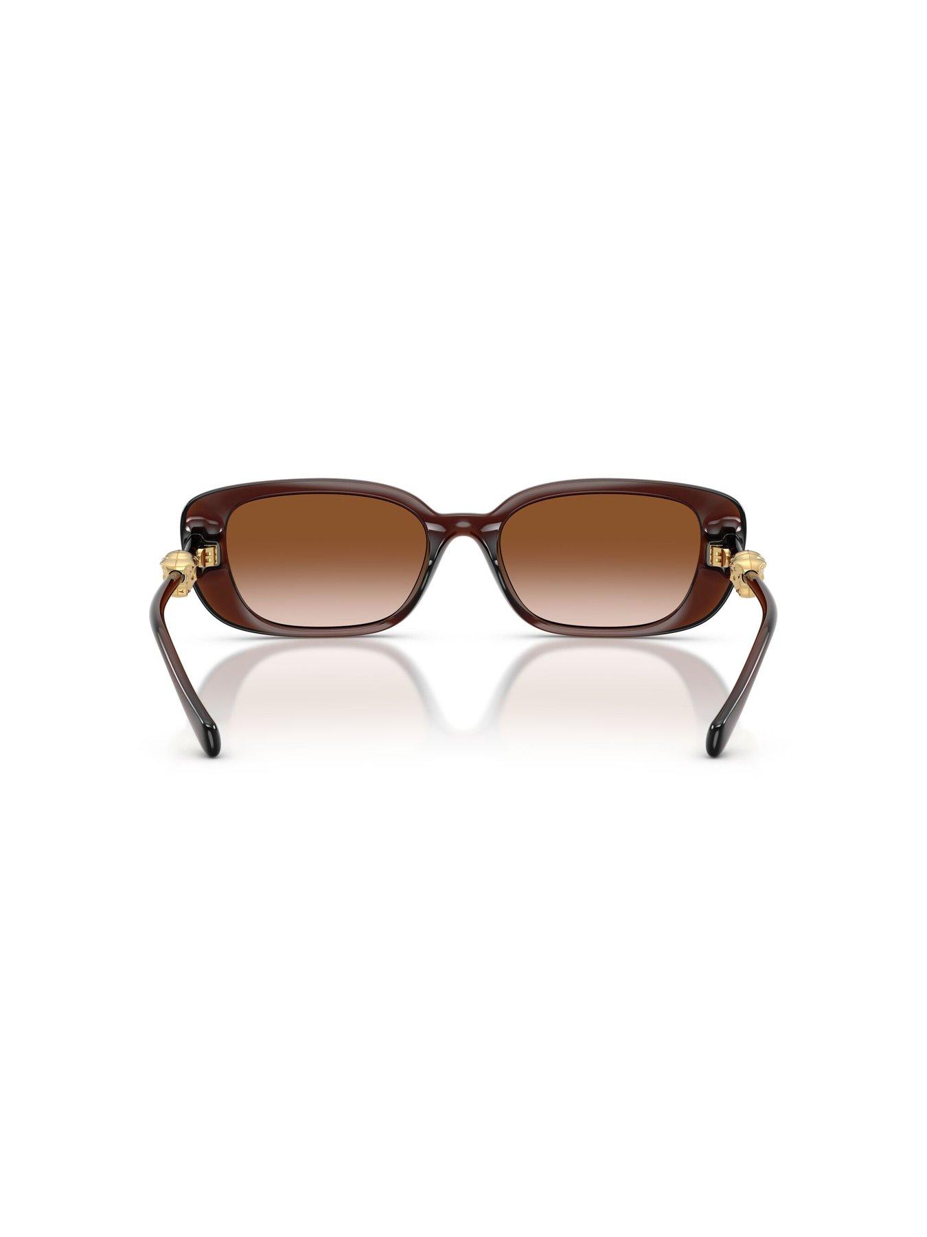 Image 4 of 5 of VERSACE 0Ve4504D Pillow Sunglasses - Brown