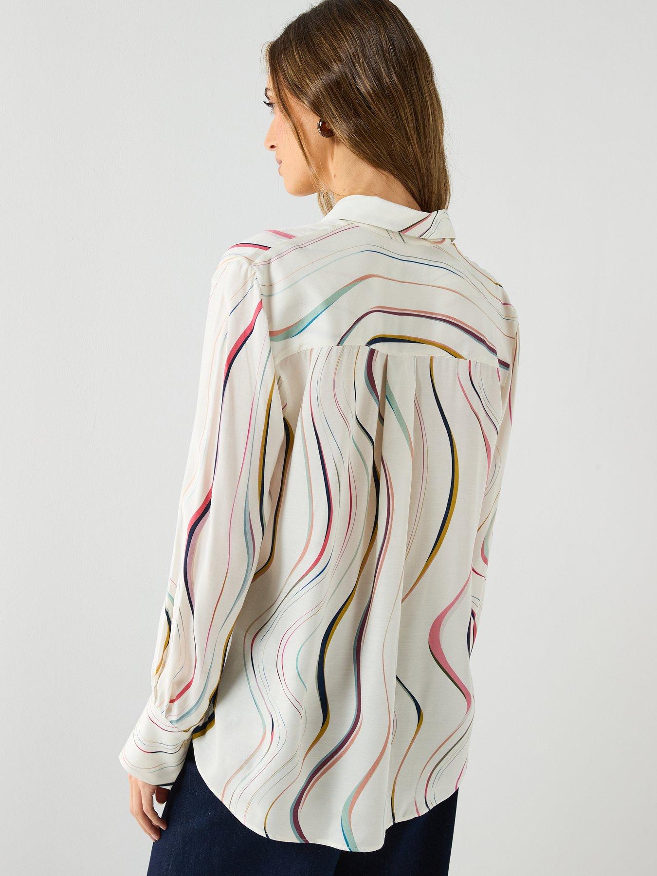 Image 2 of 6 of PS PAUL SMITH Womens Swirl Shirt - White