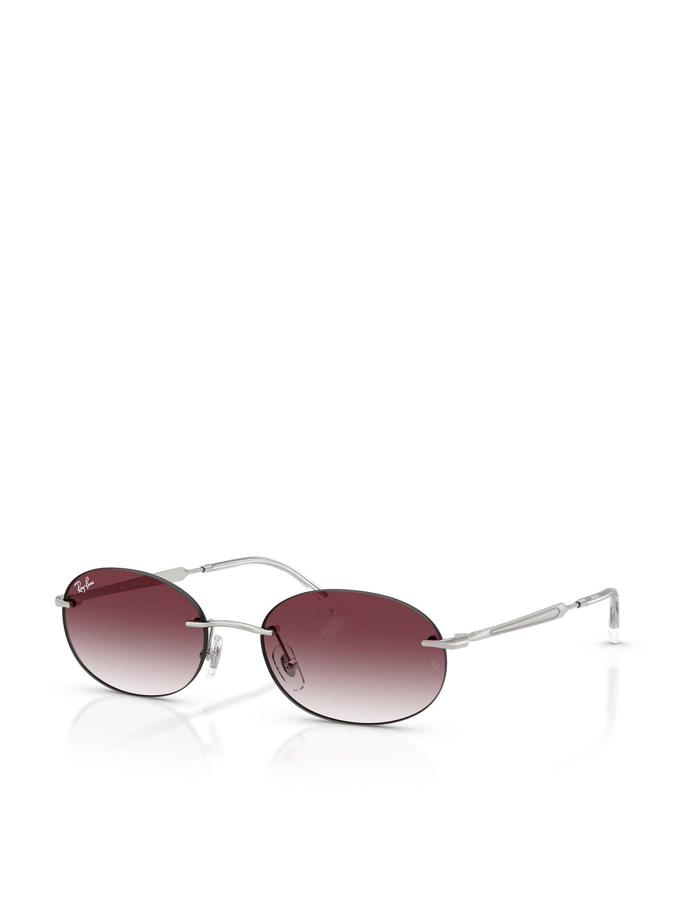 Ray-Ban 0Rb3767 Oval Sunglasses - Silver