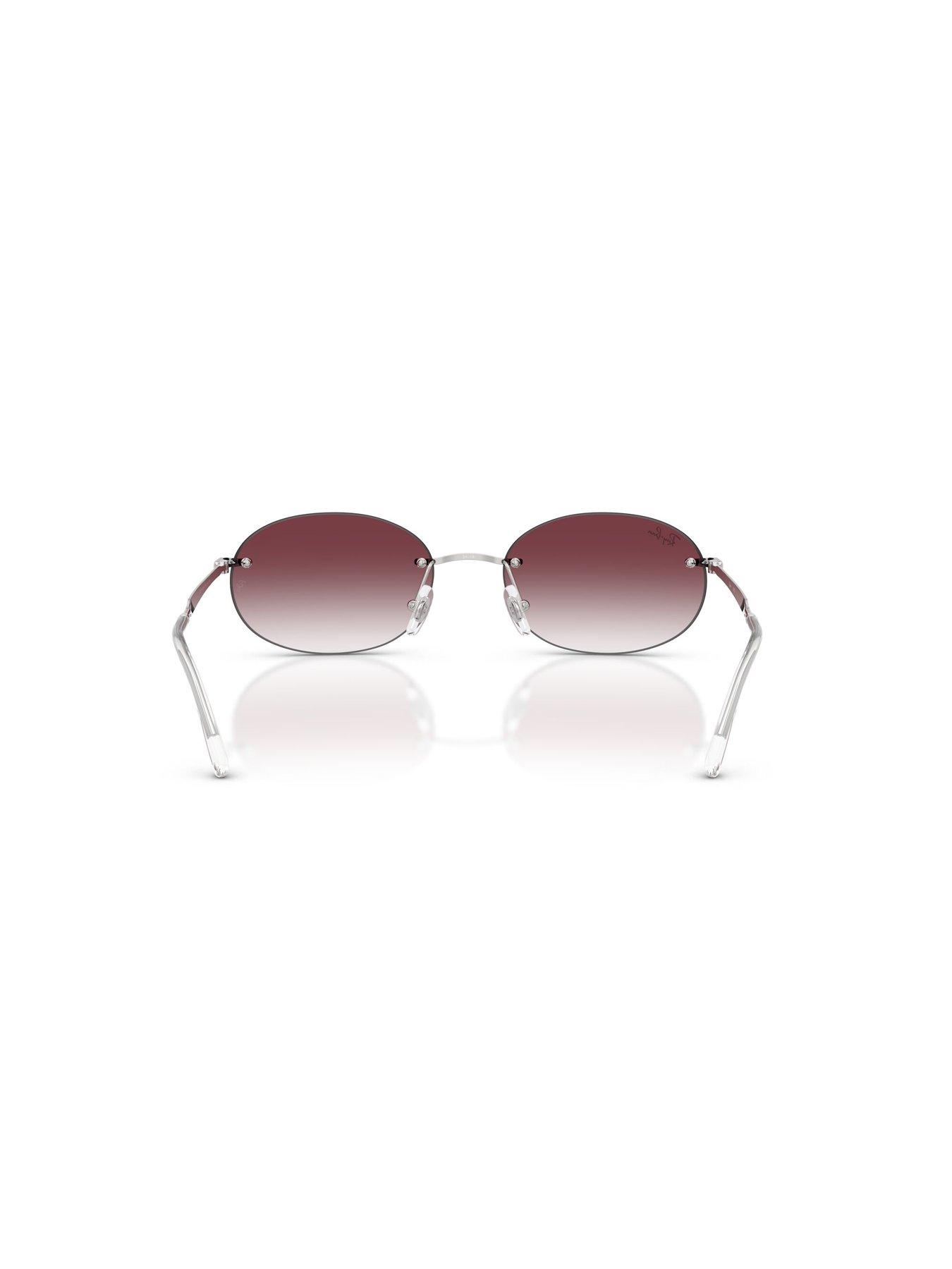 Image 4 of 5 of Ray-Ban 0Rb3767 Oval Sunglasses - Silver