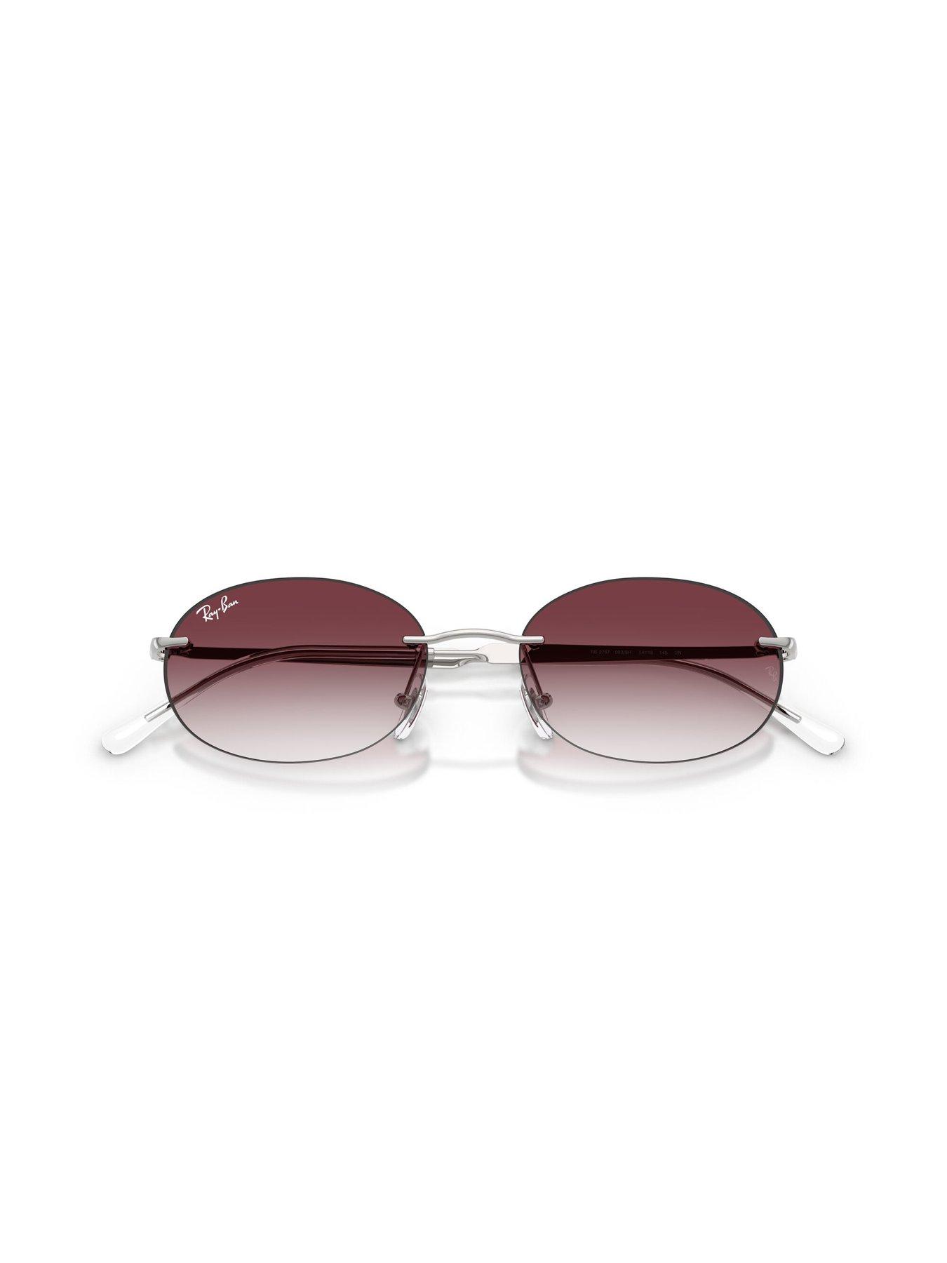 Image 5 of 5 of Ray-Ban 0Rb3767 Oval Sunglasses - Silver