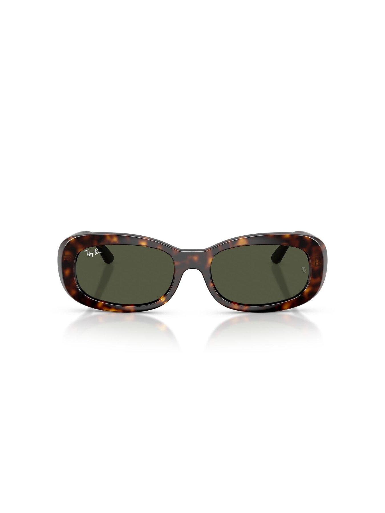 Image 3 of 5 of Ray-Ban 0Rb2221 Oval Sunglasses - Brown