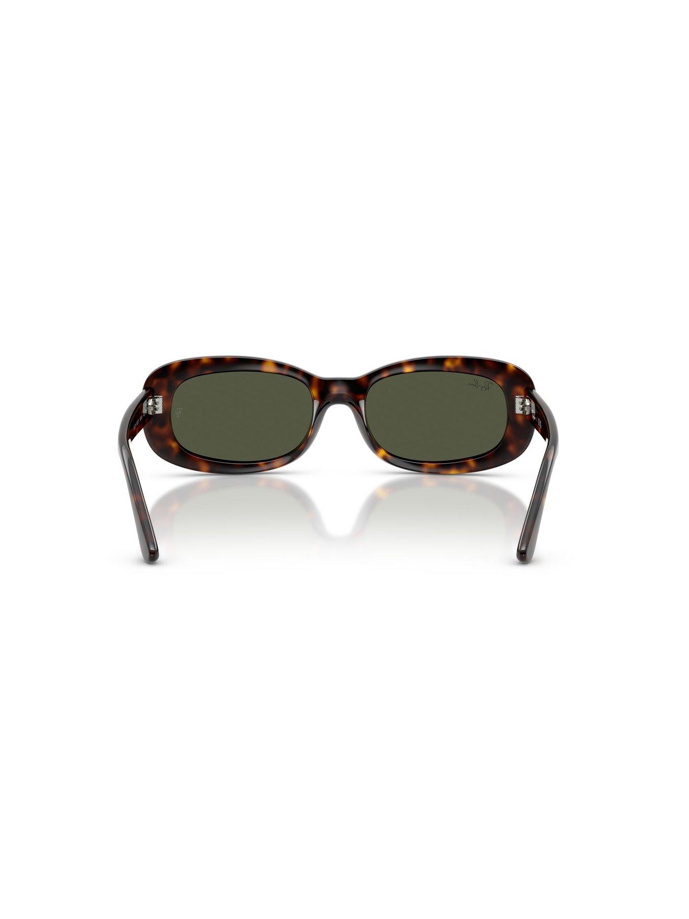 Image 4 of 5 of Ray-Ban 0Rb2221 Oval Sunglasses - Brown