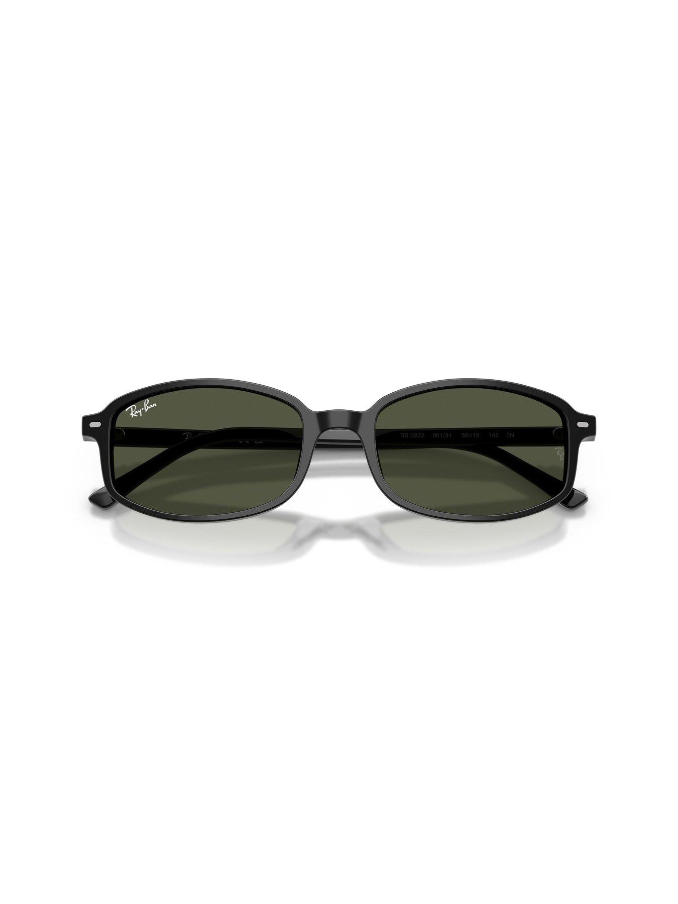  image of ray-ban-irregular-sunglasses--black