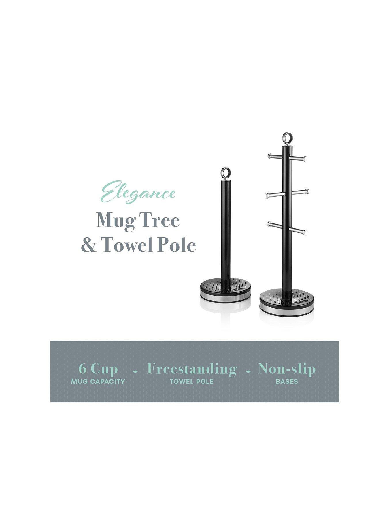 Image 2 of 6 of Swan Towel Pole And Mug Tree Set