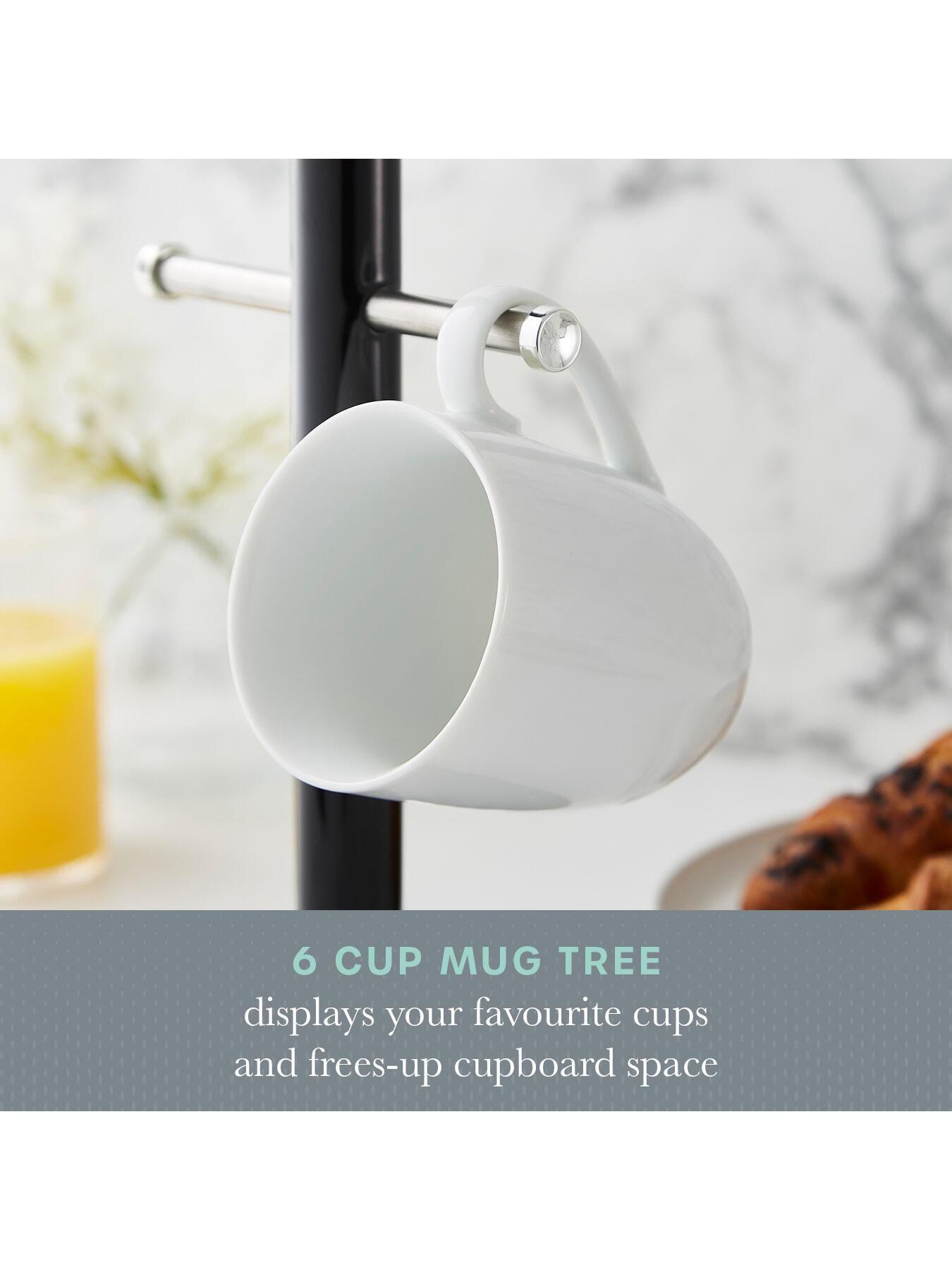 Image 3 of 6 of Swan Towel Pole And Mug Tree Set