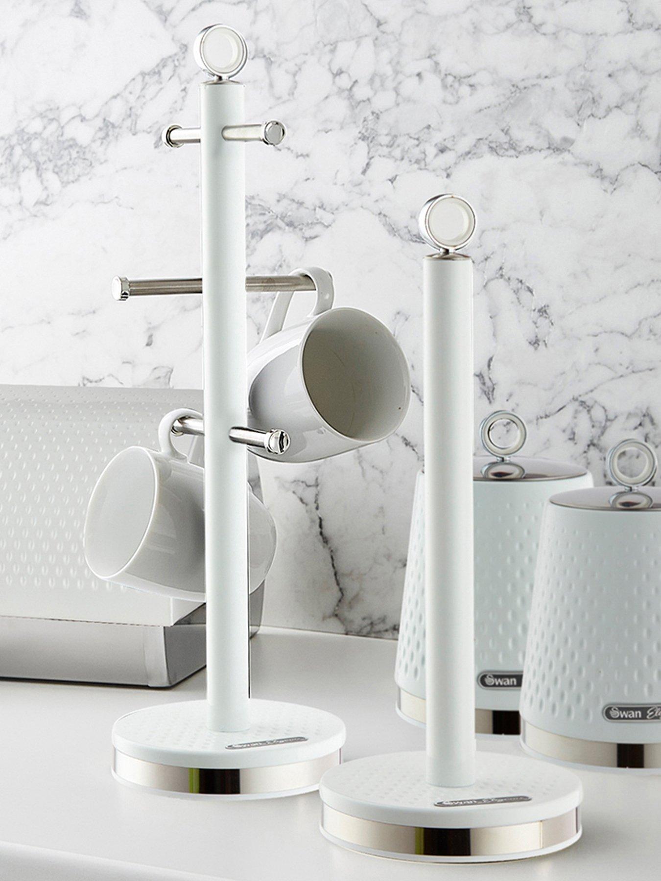 Swan Towel Pole And Mug Tree Set