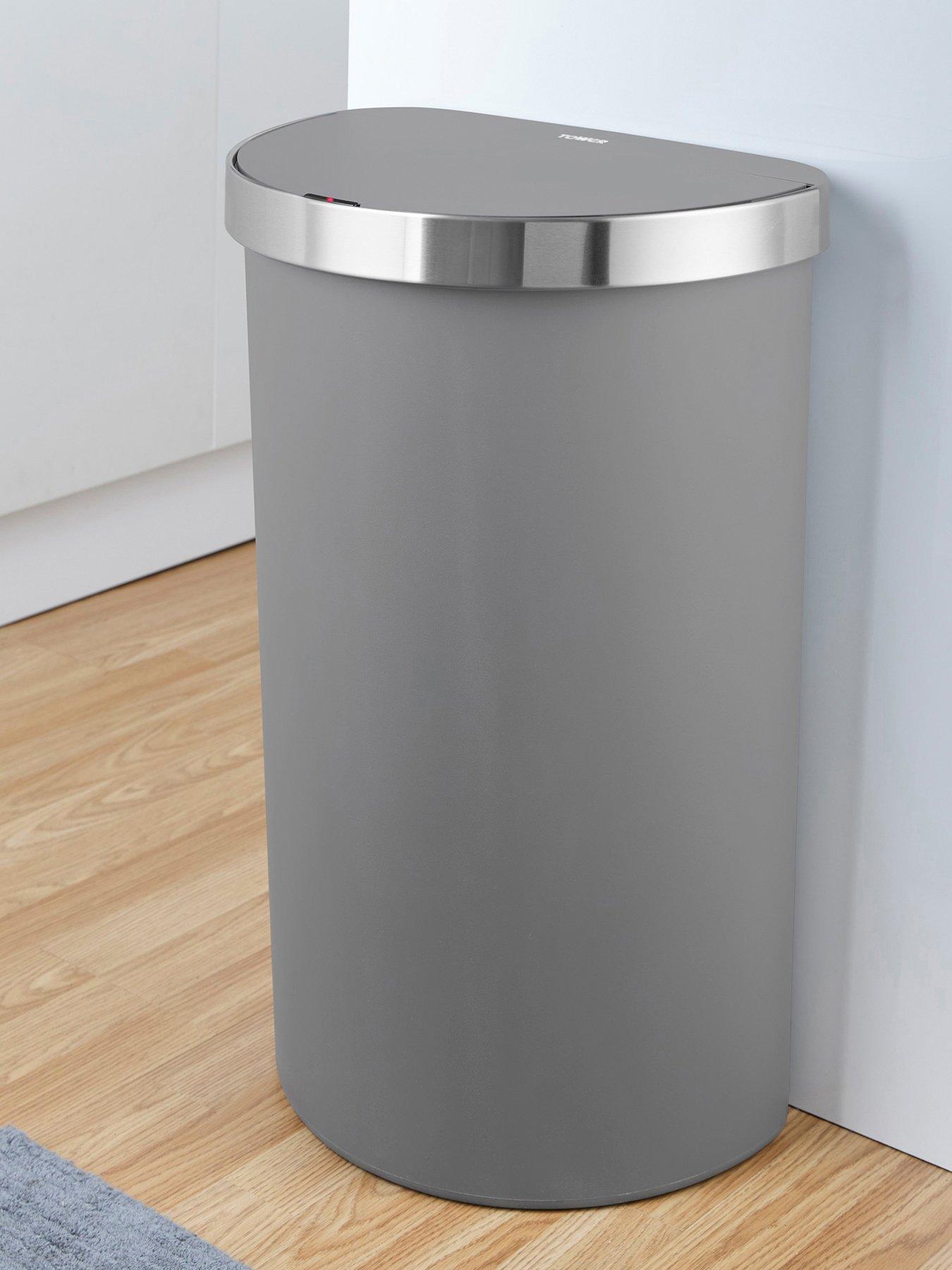 Tower 50l Curved Sensor Bin
