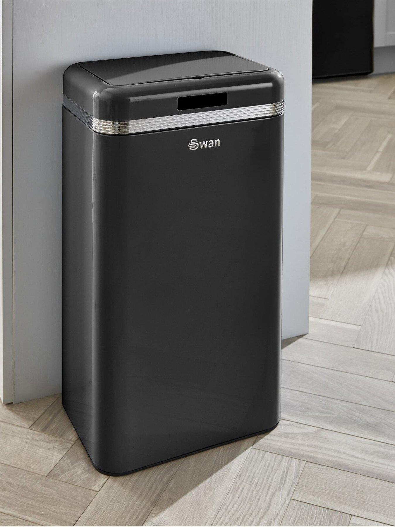 Swan Retro 45l Square Sensor Bin