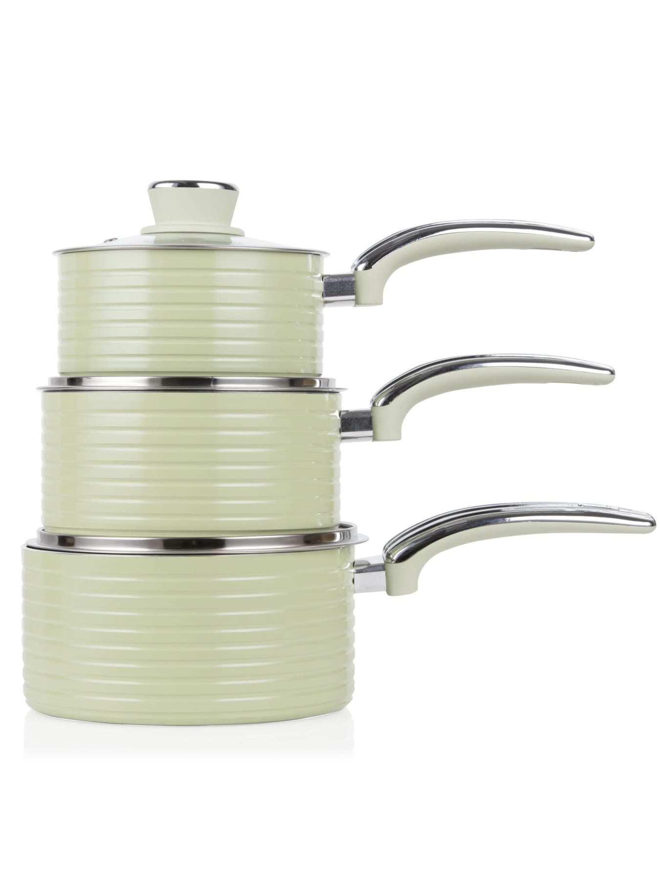  image of swan-retro-5-piece-pan-set-grey