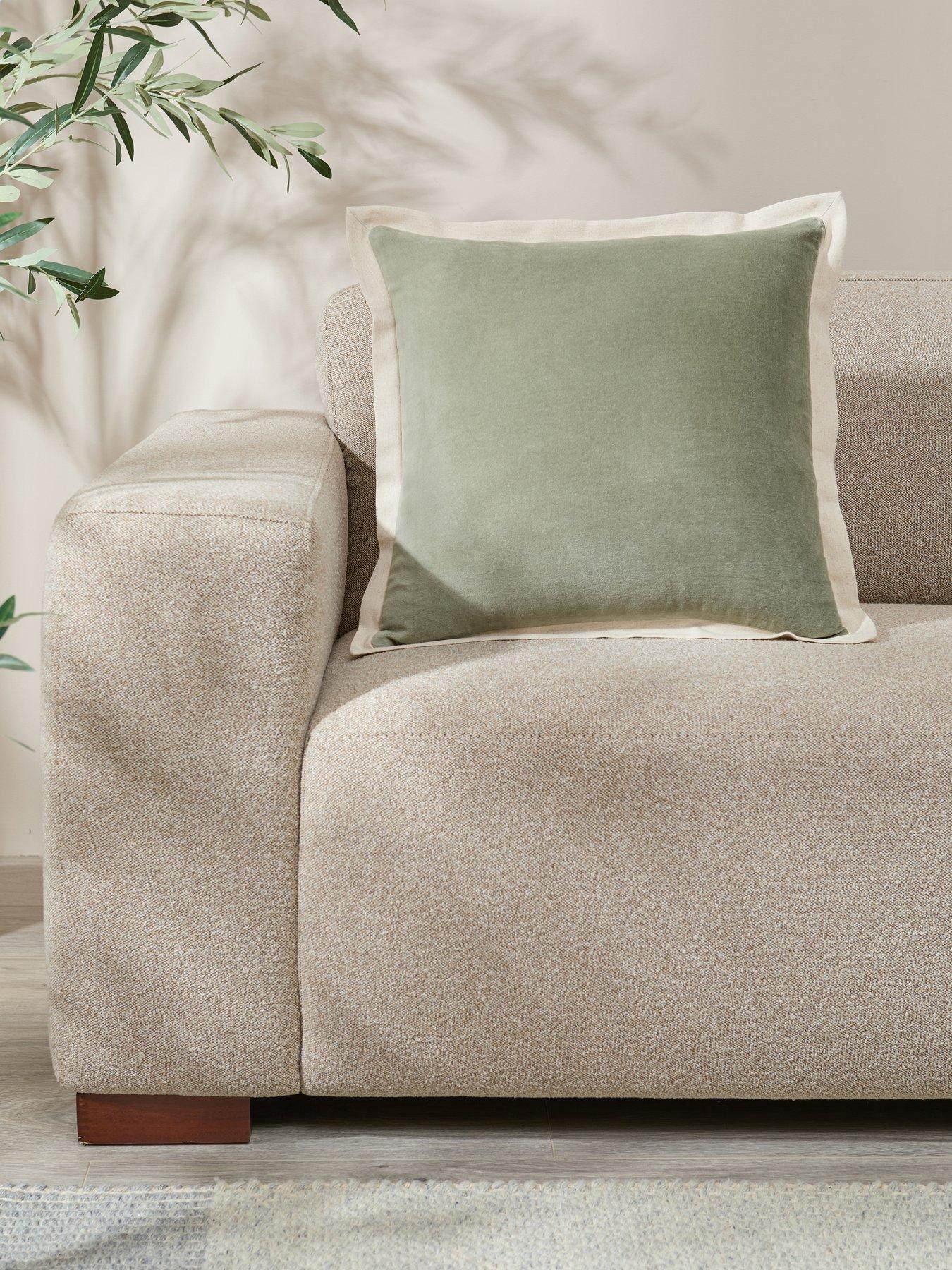 Image 1 of 5 of Michelle Keegan Home Velvet Frame Cushion Cover