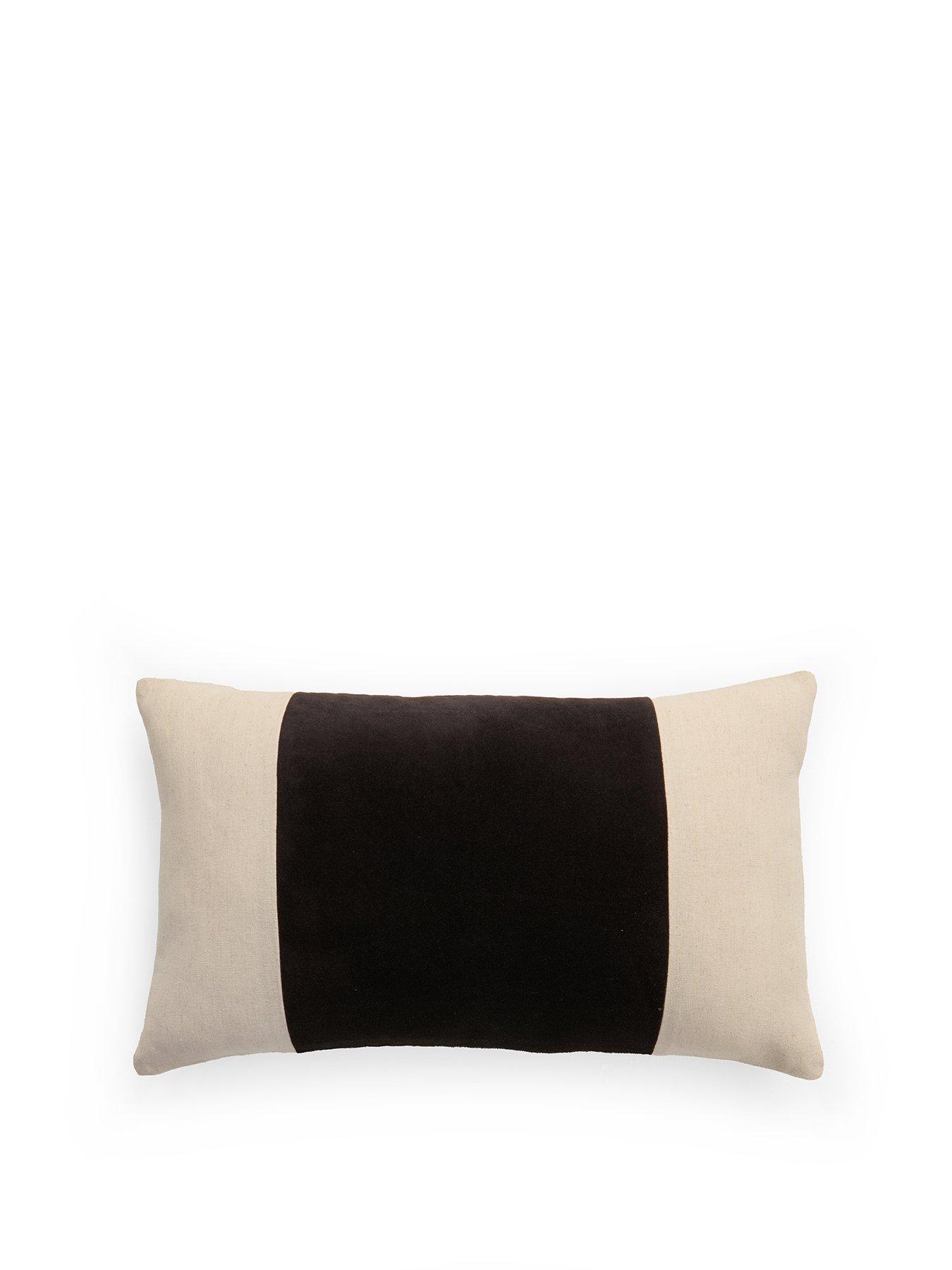 Image 2 of 5 of Michelle Keegan Home Velvet Panel Bolster Cushion Cover