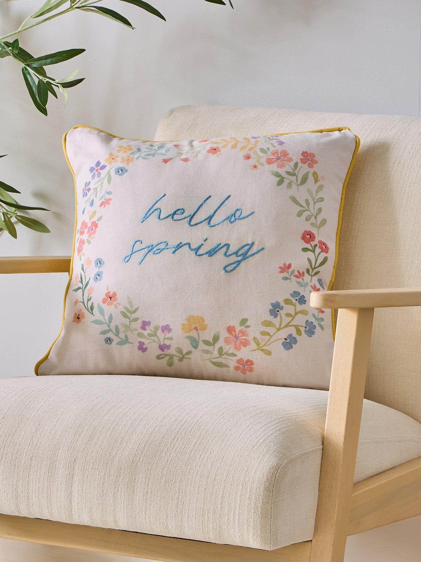 The Very Collection Hello Spring Cushion Cover