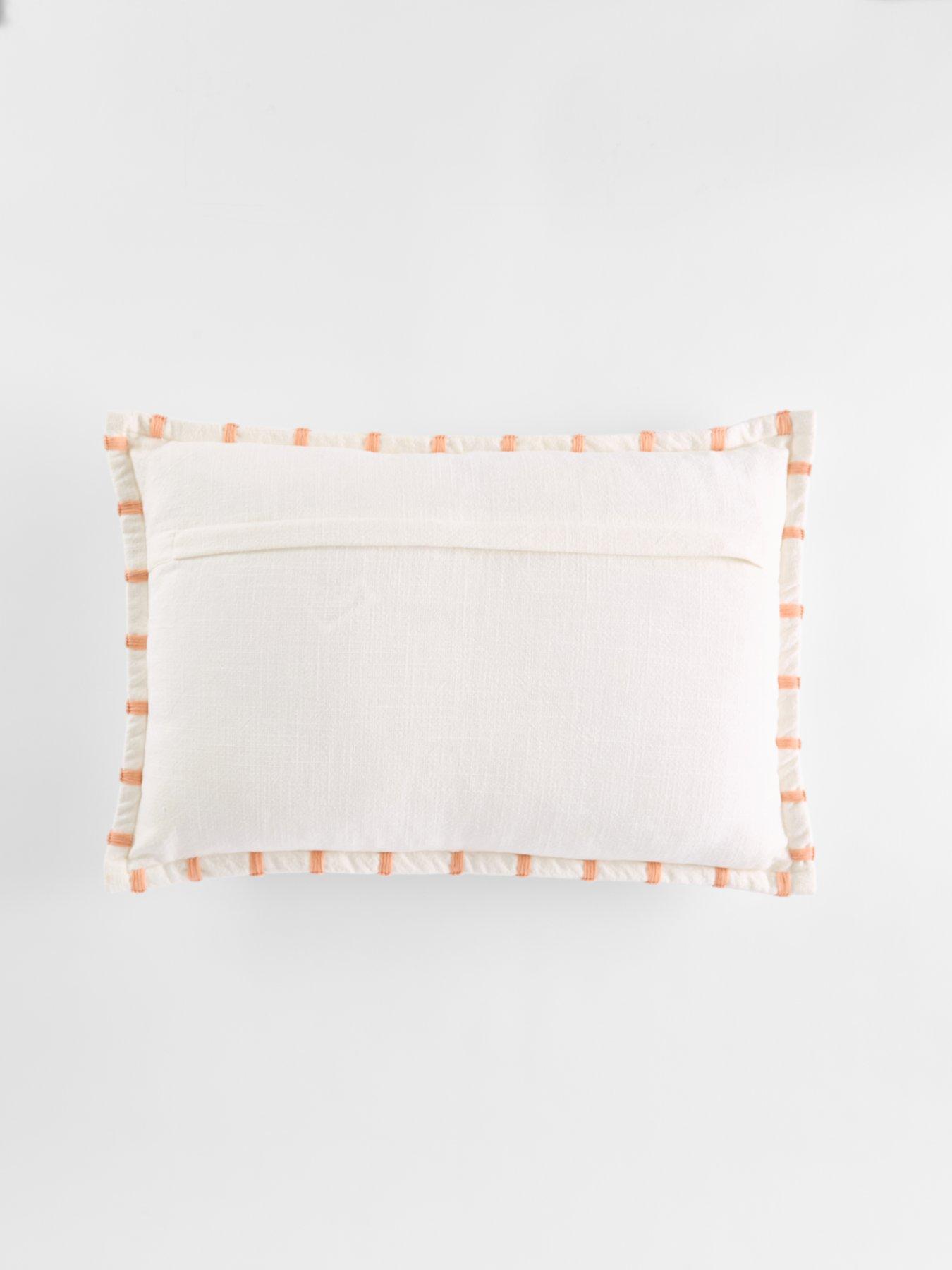 Image 3 of 6 of The Very Collection Embroidered Palms Cushion Cover