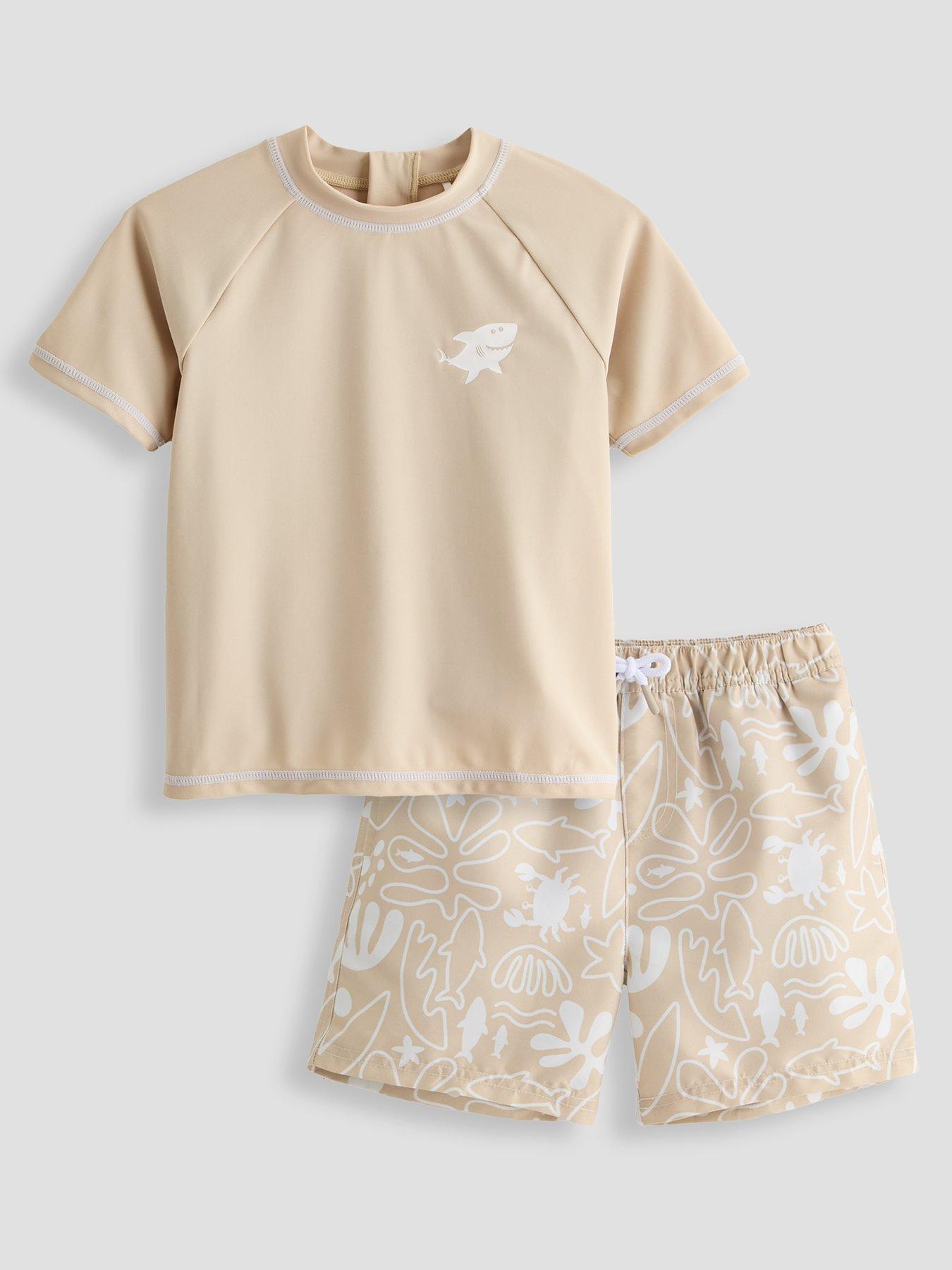 The Very Collection Kids Neutral Sunsafe And Short Set - Multi