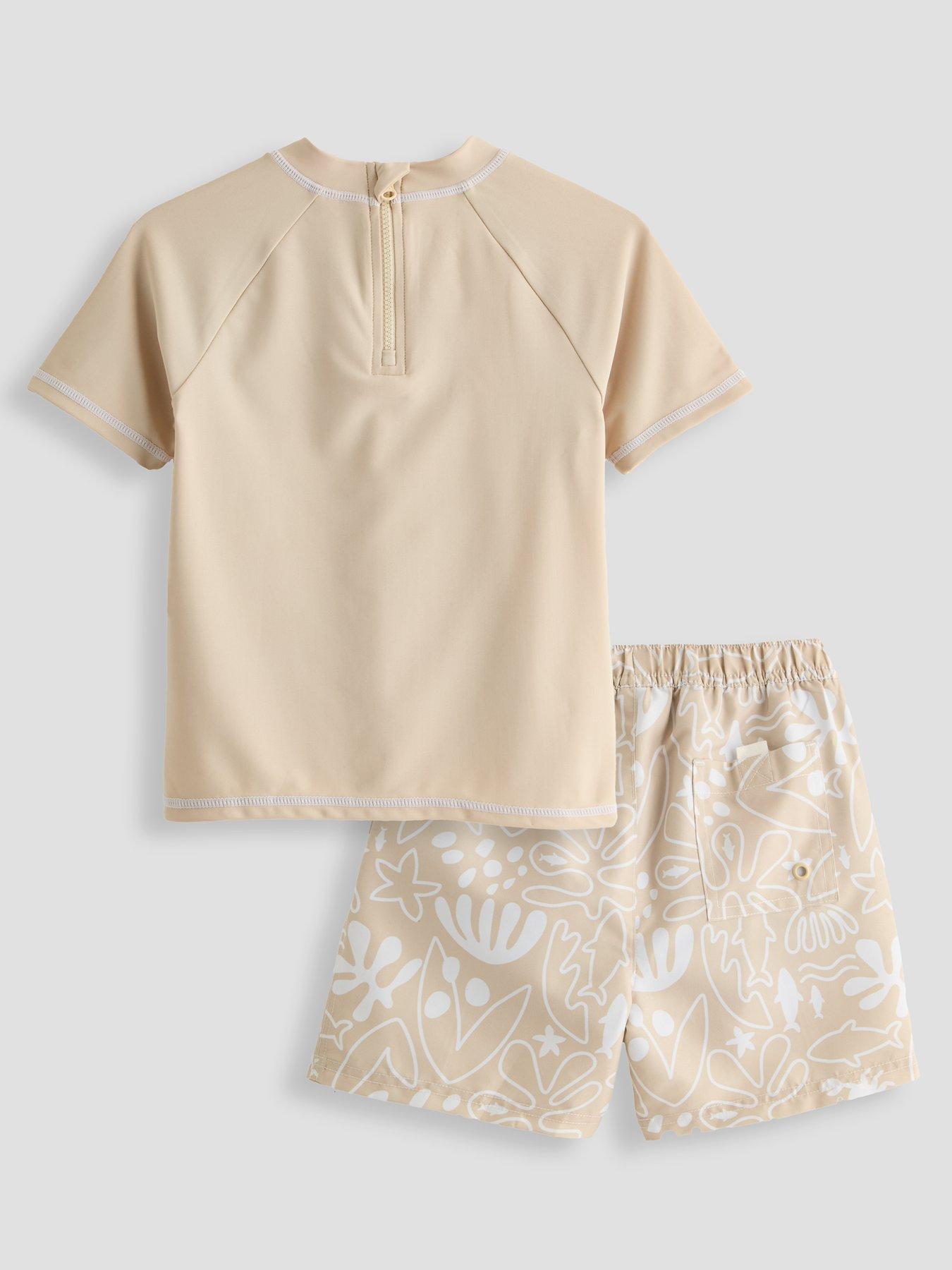 Image 2 of 5 of The Very Collection Kids Neutral Sunsafe And Short Set - Multi