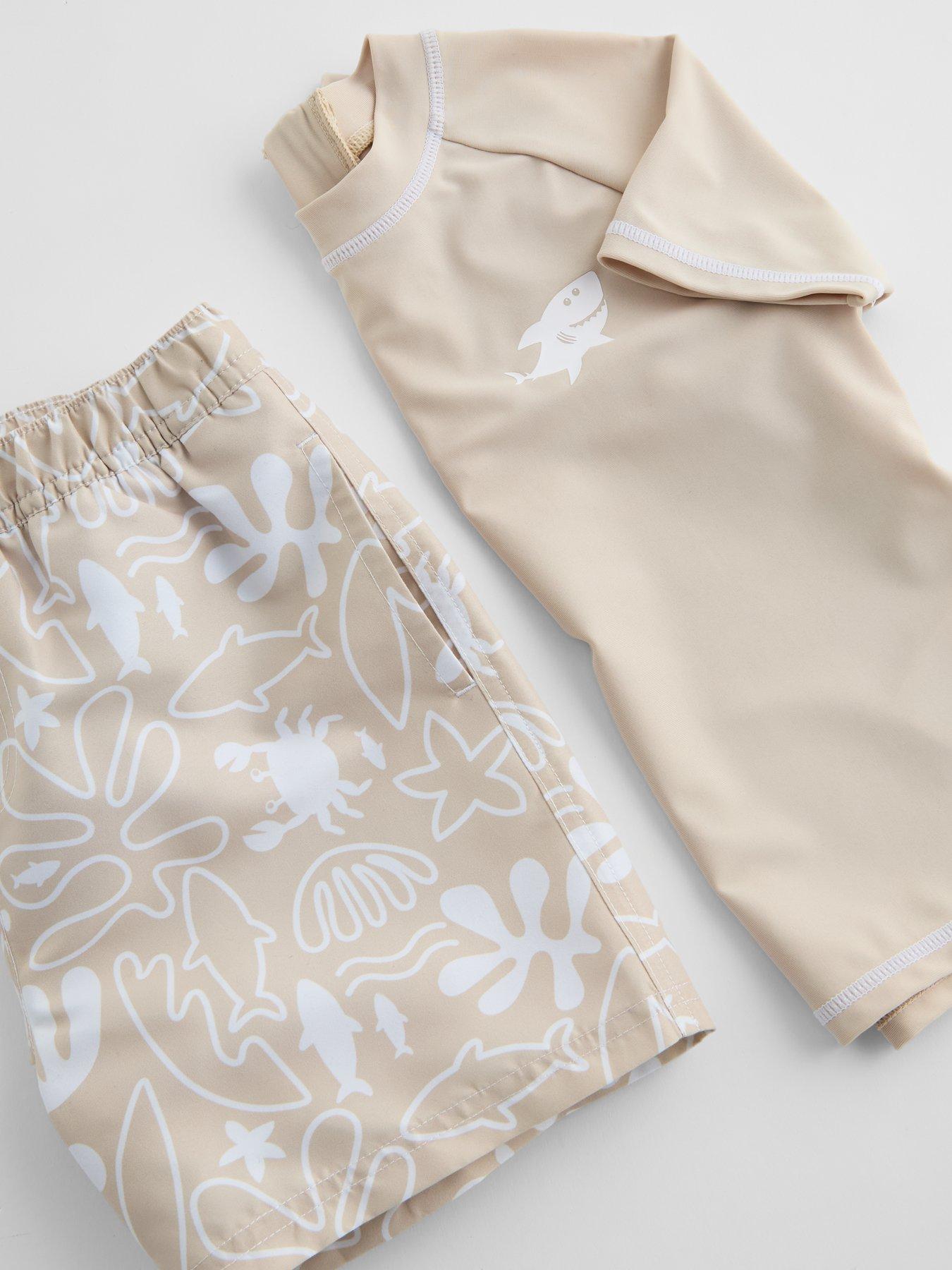 Image 5 of 5 of The Very Collection Kids Neutral Sunsafe And Short Set - Multi