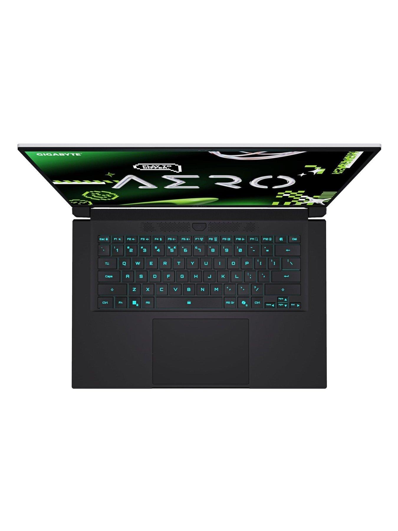 Image 2 of 7 of GIGABYTE Aero X16 1VH Copilot+ PC Gaming - 16in 165Hz QHD+, GeForce RTX 5060, AMD Ryzen AI 7 350, 16GB RAM, 1TB SSD Laptop - White