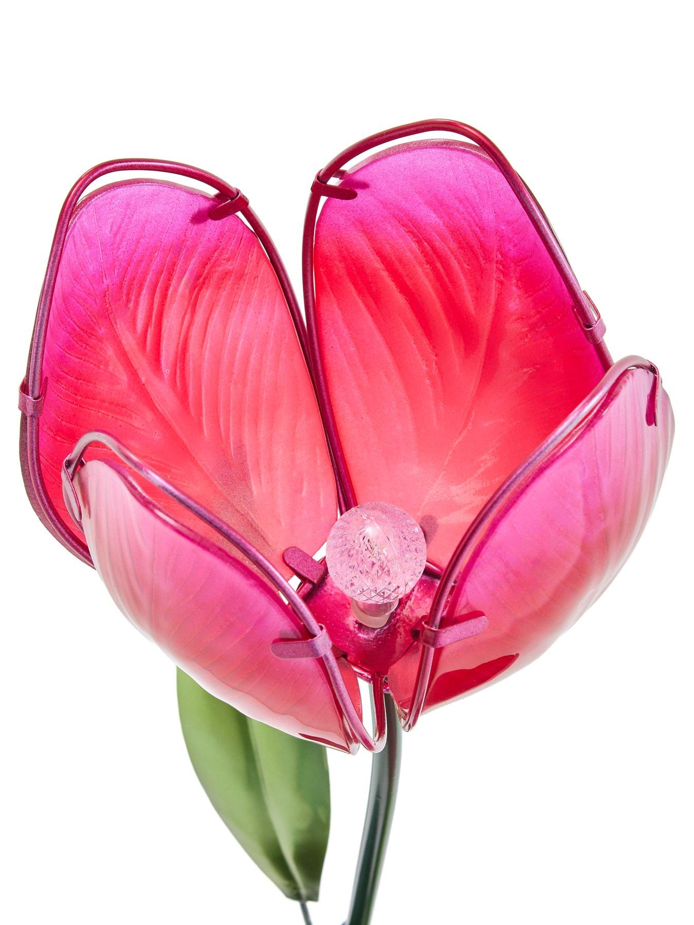  image of heaven-sends-purple-tulip-solar-stake