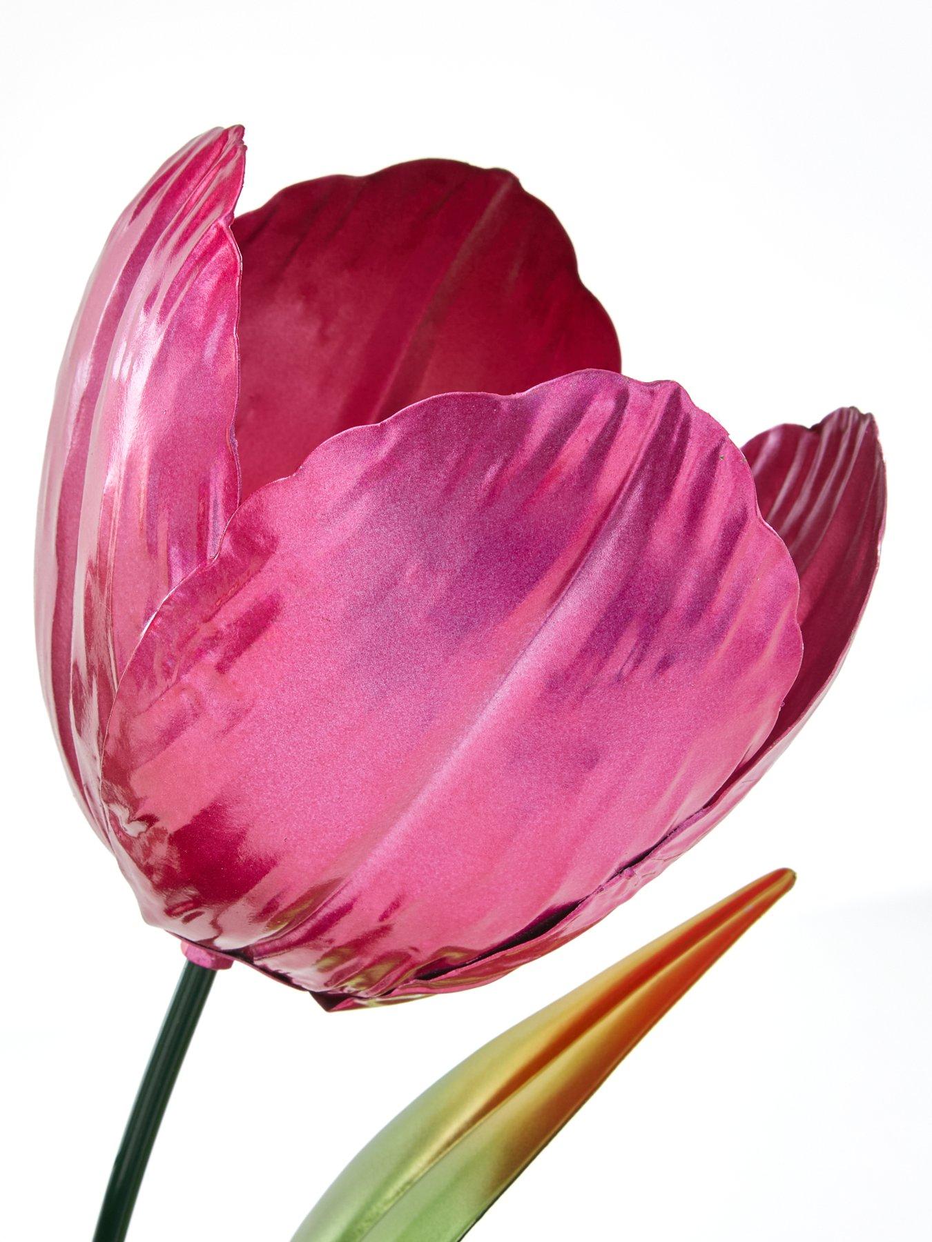  image of heaven-sends-purple-tulip-solar-stake