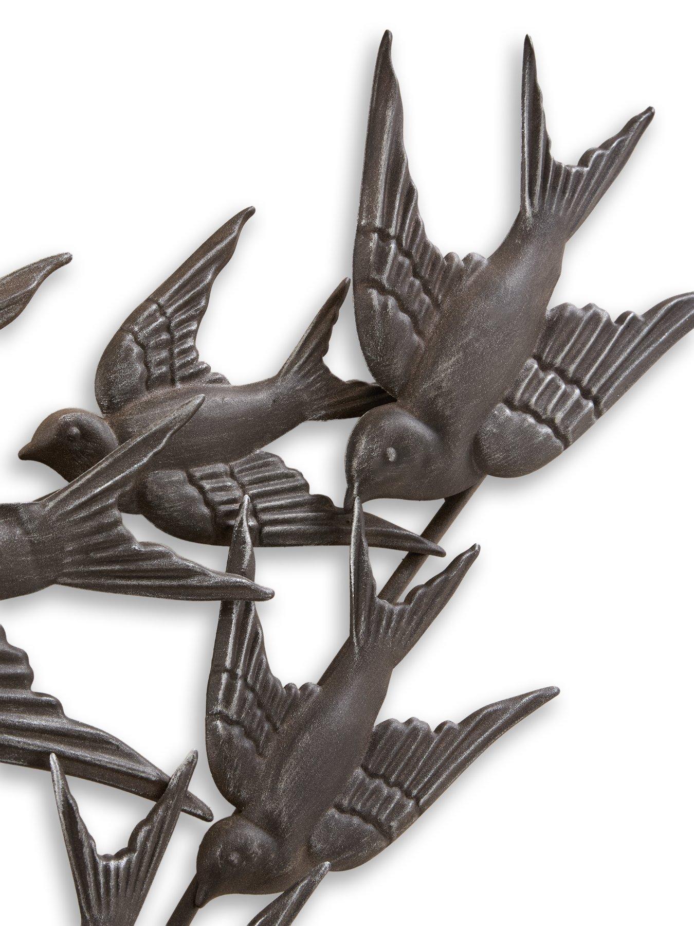  image of heaven-sends-swallow-formation-metal-wall-art