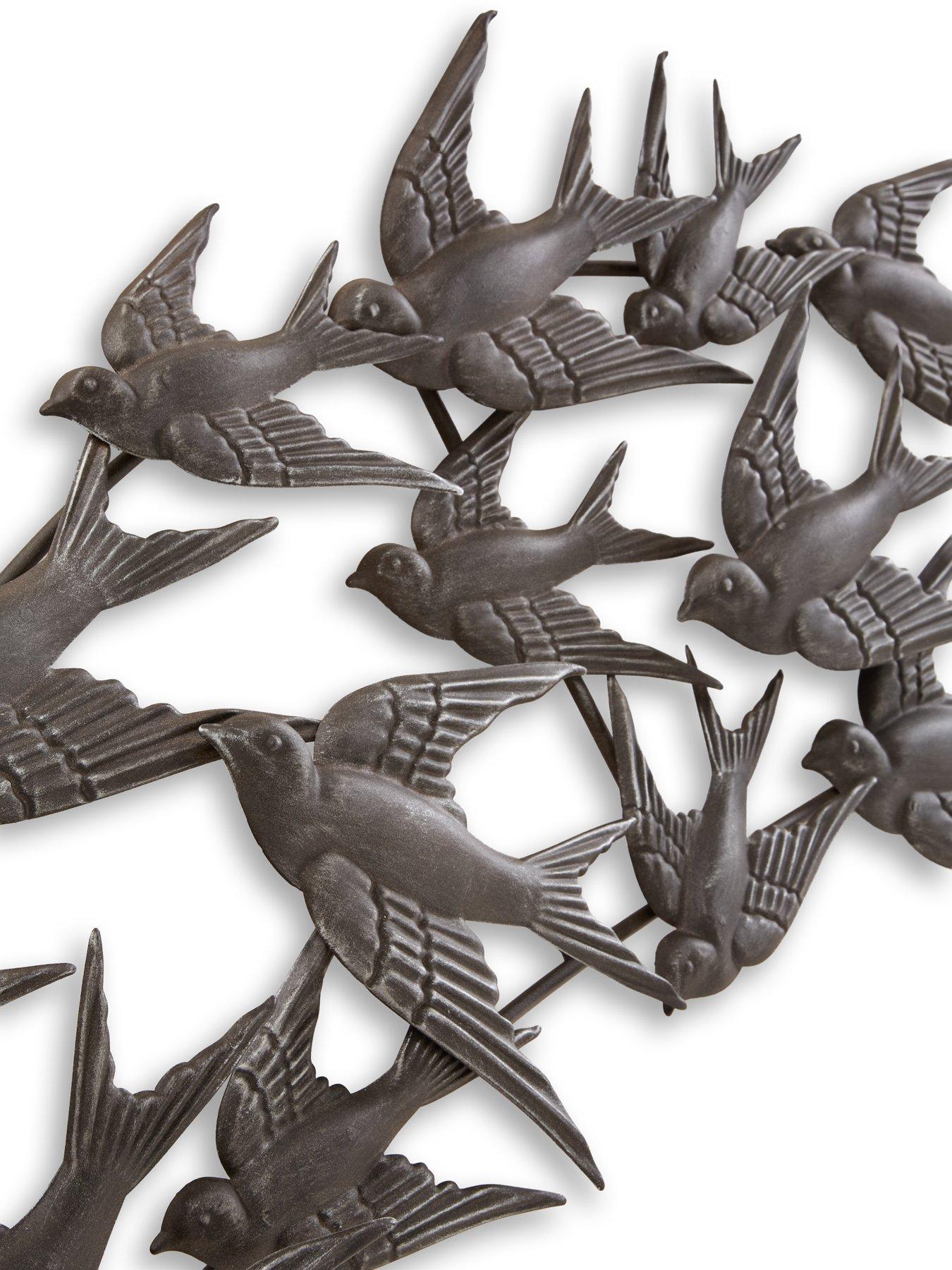  image of heaven-sends-swallow-formation-metal-wall-art