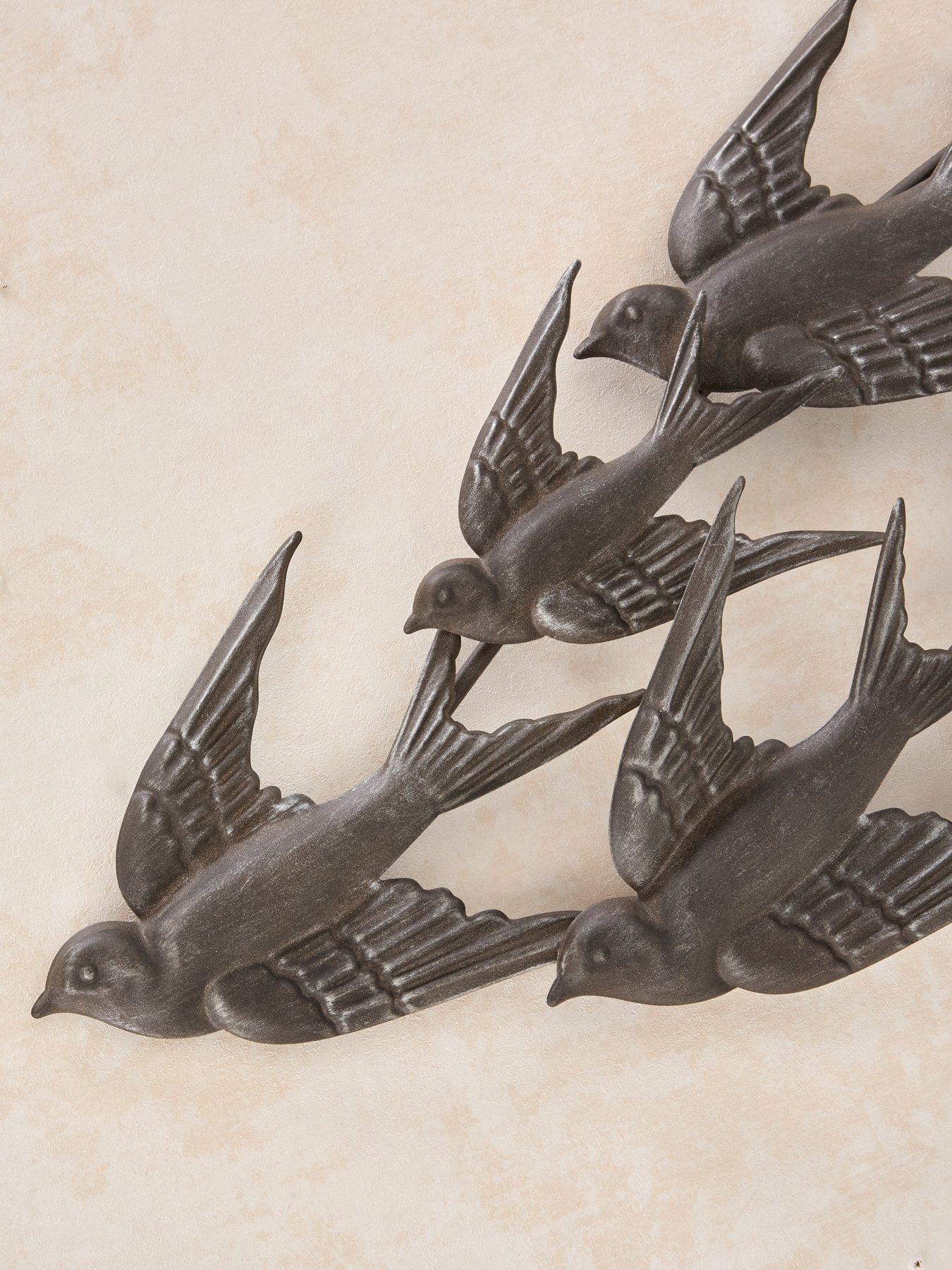  image of heaven-sends-swallow-formation-metal-wall-art
