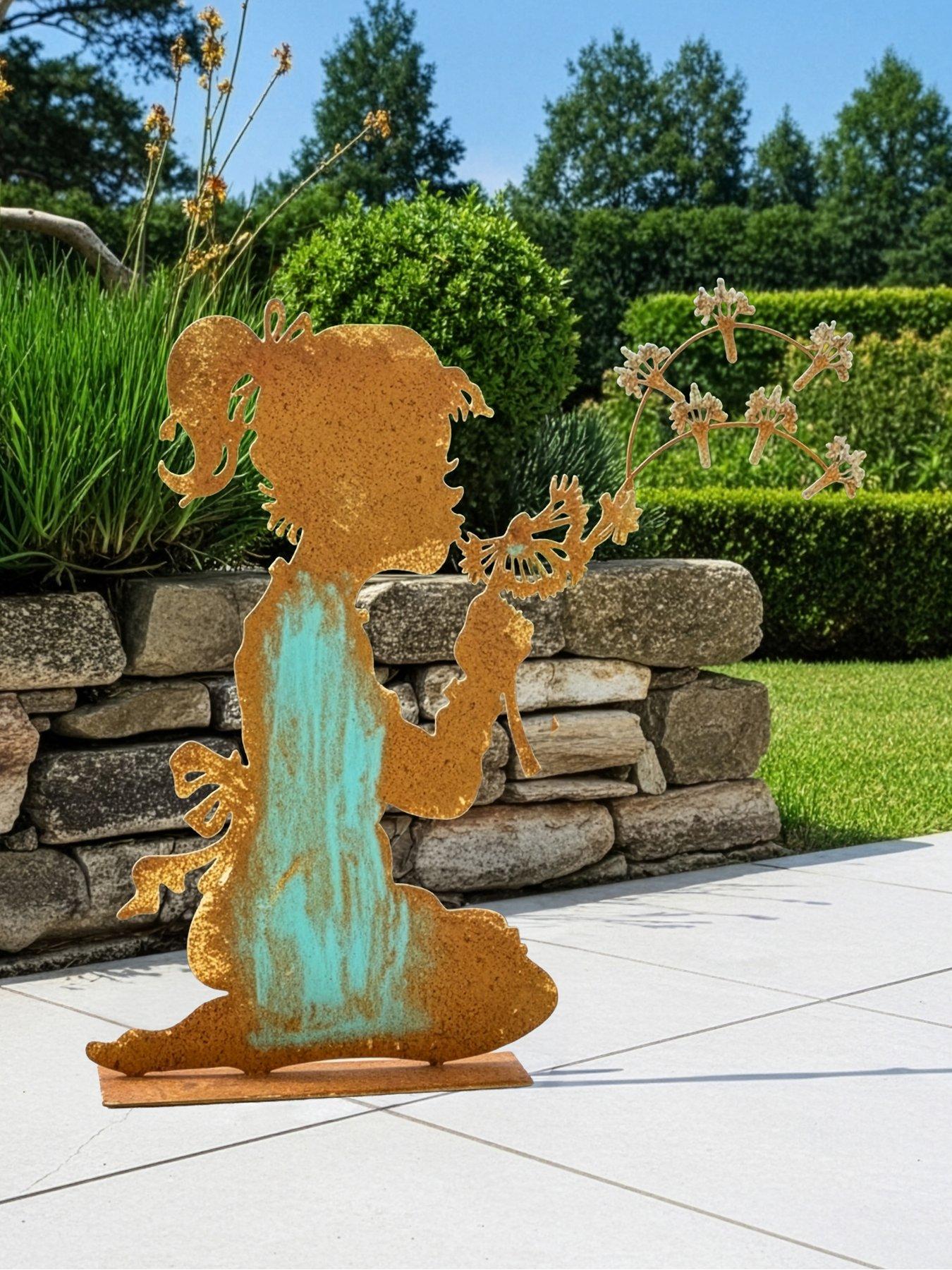 Heaven Sends Flower Girl Garden Ornament