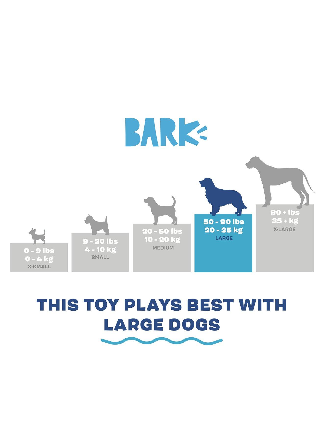 Image 4 of 4 of Bark Great White Dwight Dog Toy