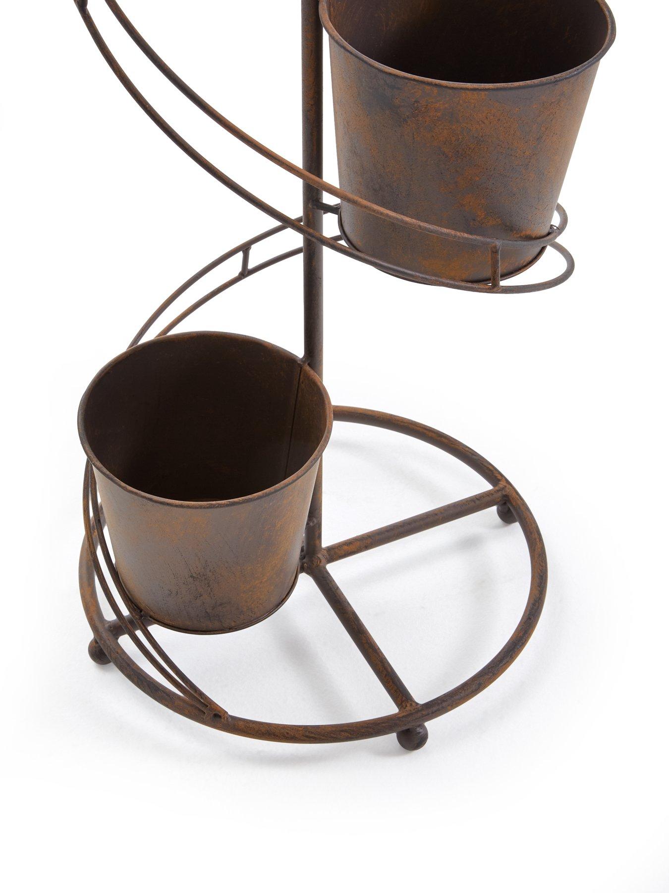  image of heaven-sends-rustic-3-tier-planter