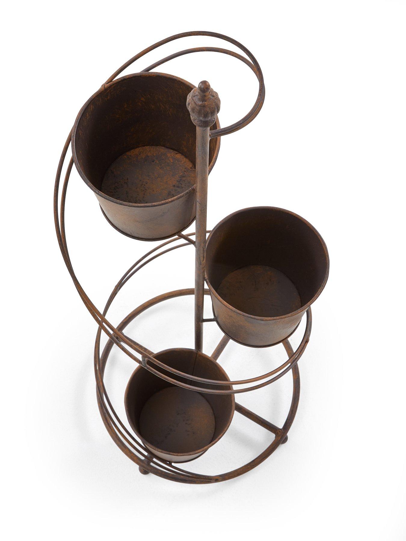  image of heaven-sends-rustic-3-tier-planter