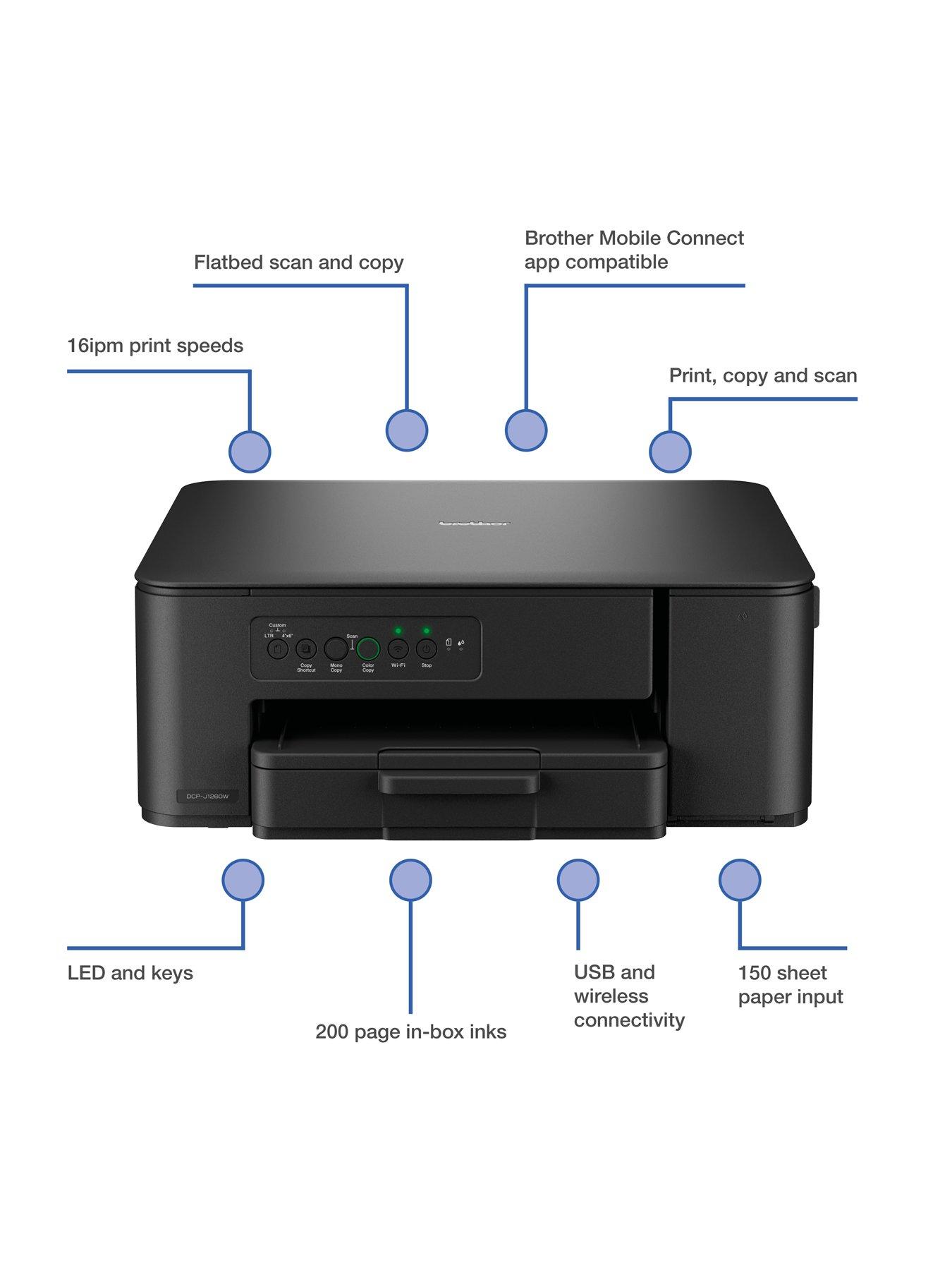  image of brother-dcp-j1260w-compact-3-in-1-wireless-inkjet-printer