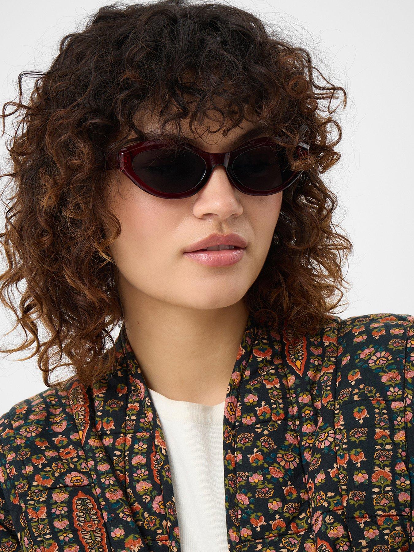  image of accessorize-oval-cat-eye-sunglasses