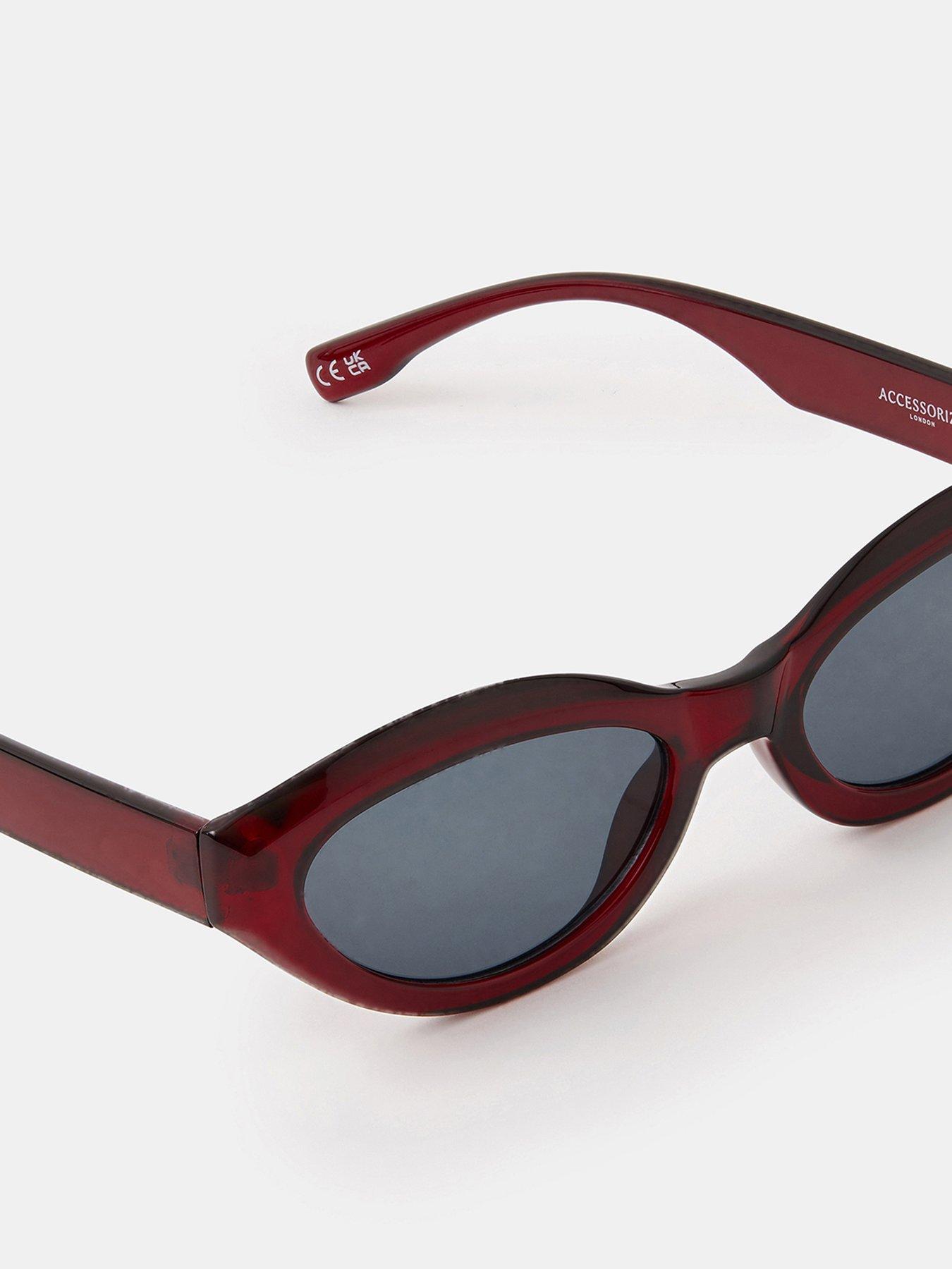  image of accessorize-oval-cat-eye-sunglasses