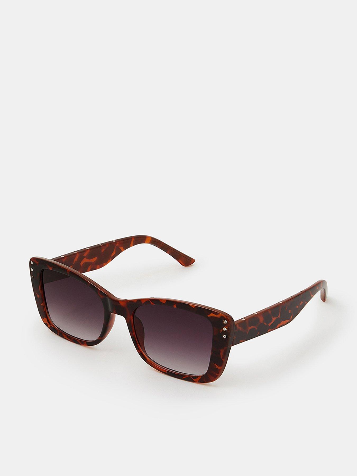  image of accessorize-tort-cat-eye-sunglasses