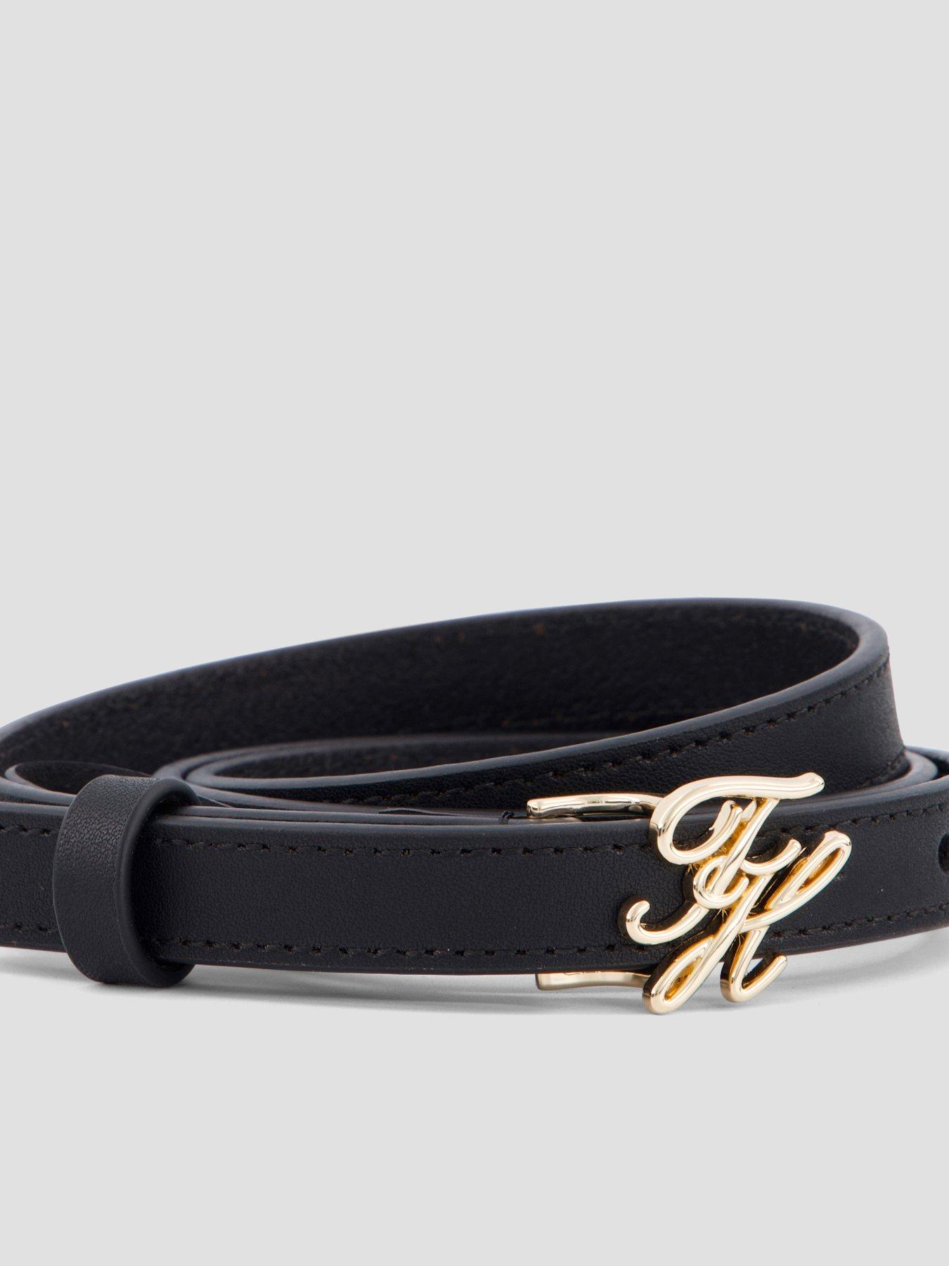  image of tommy-hilfiger-script-belt-black