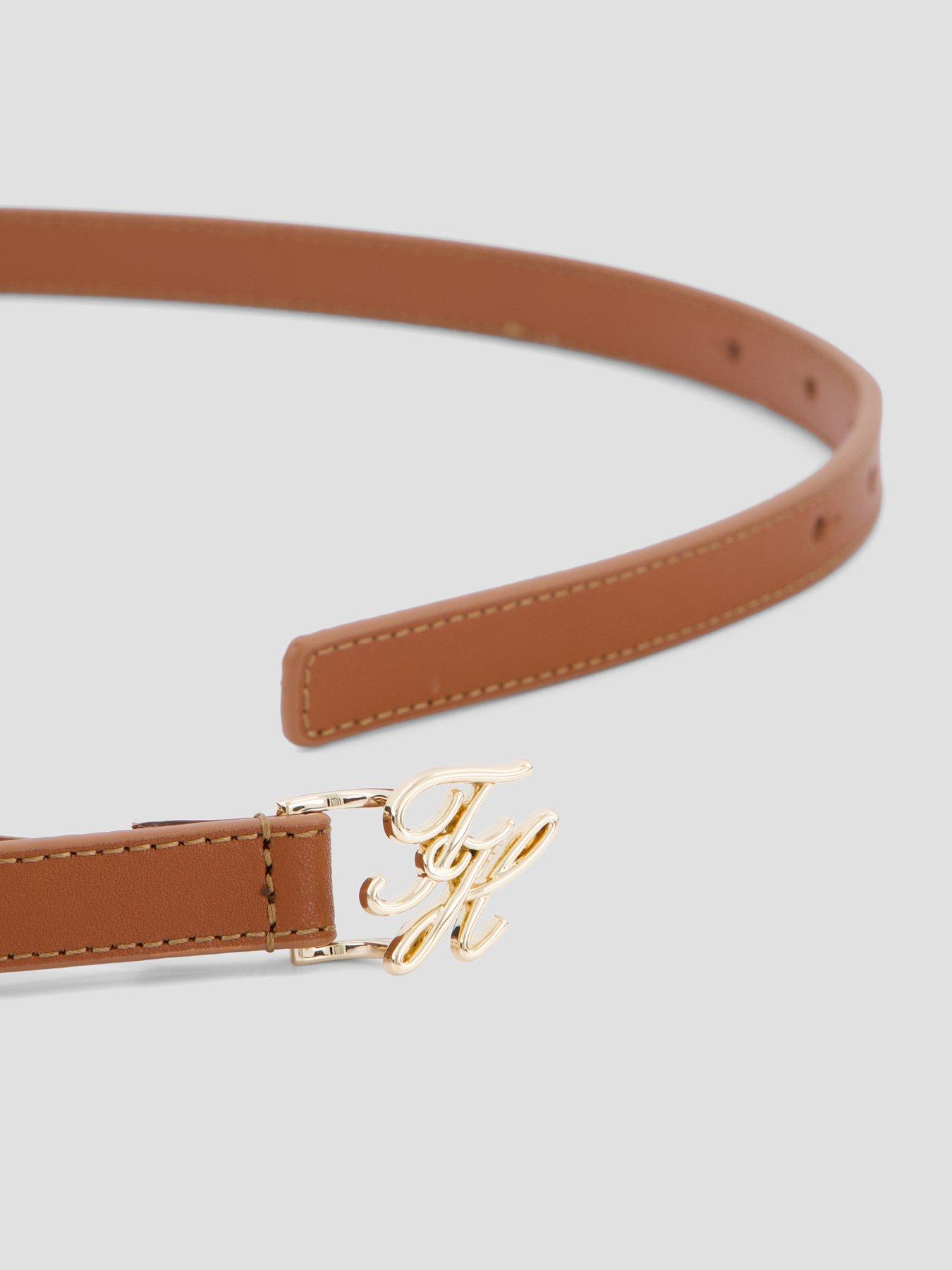 image of tommy-hilfiger-script-belt-brown
