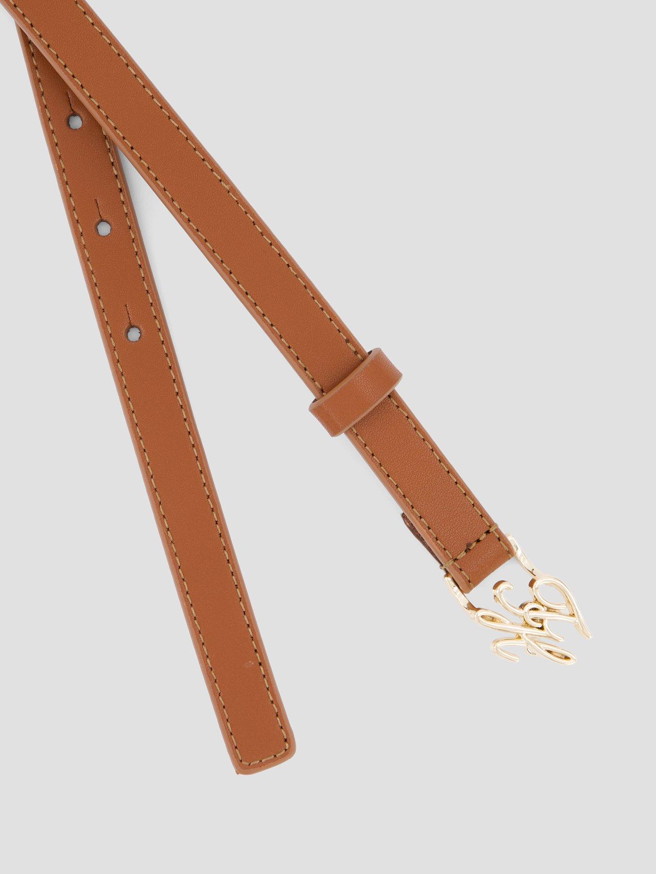  image of tommy-hilfiger-script-belt-brown