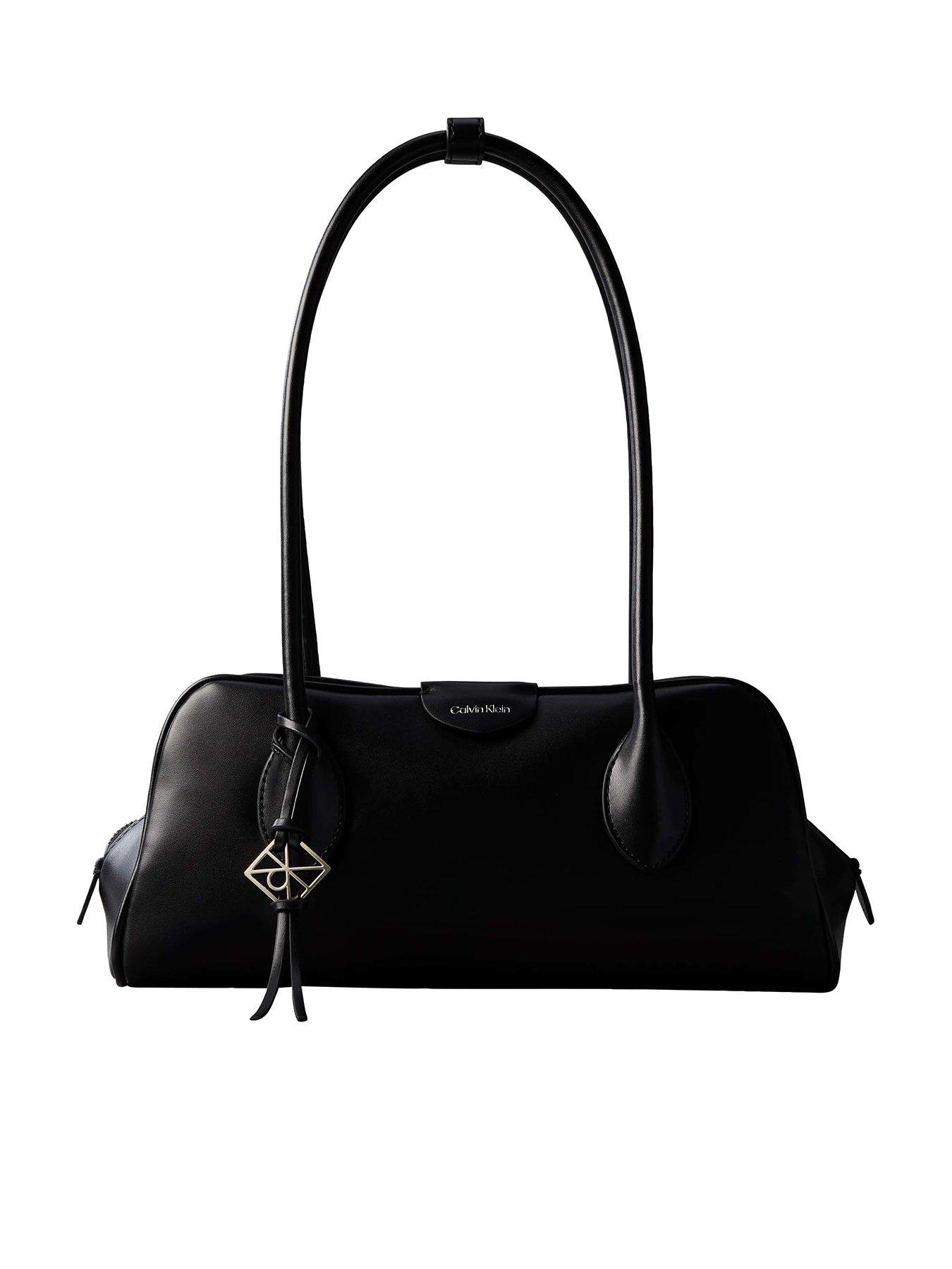 Calvin Klein Trio Compartment Shoulder Bag - Black