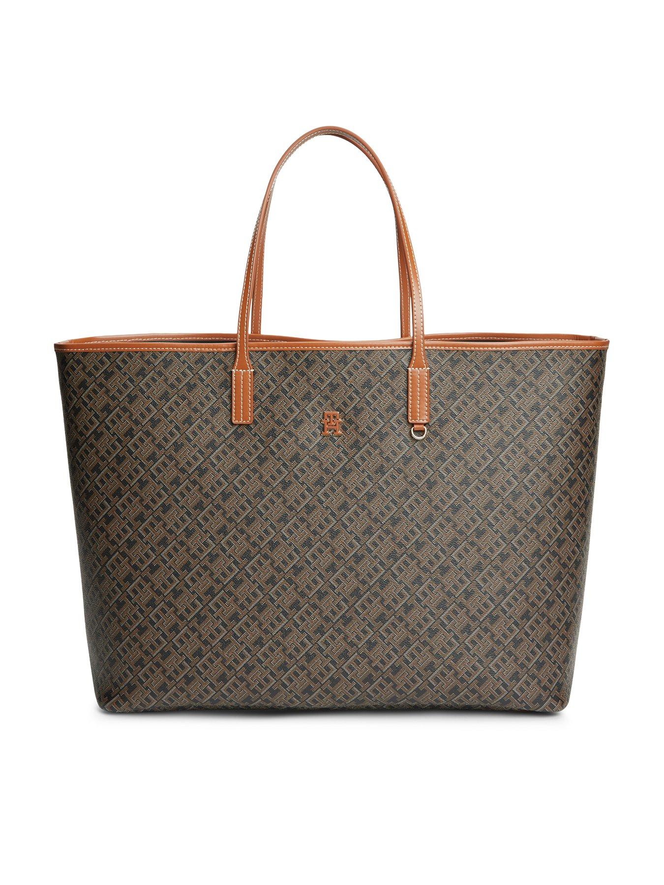 Tommy Hilfiger TH Monoplay Crossbody Tote Bag - Black