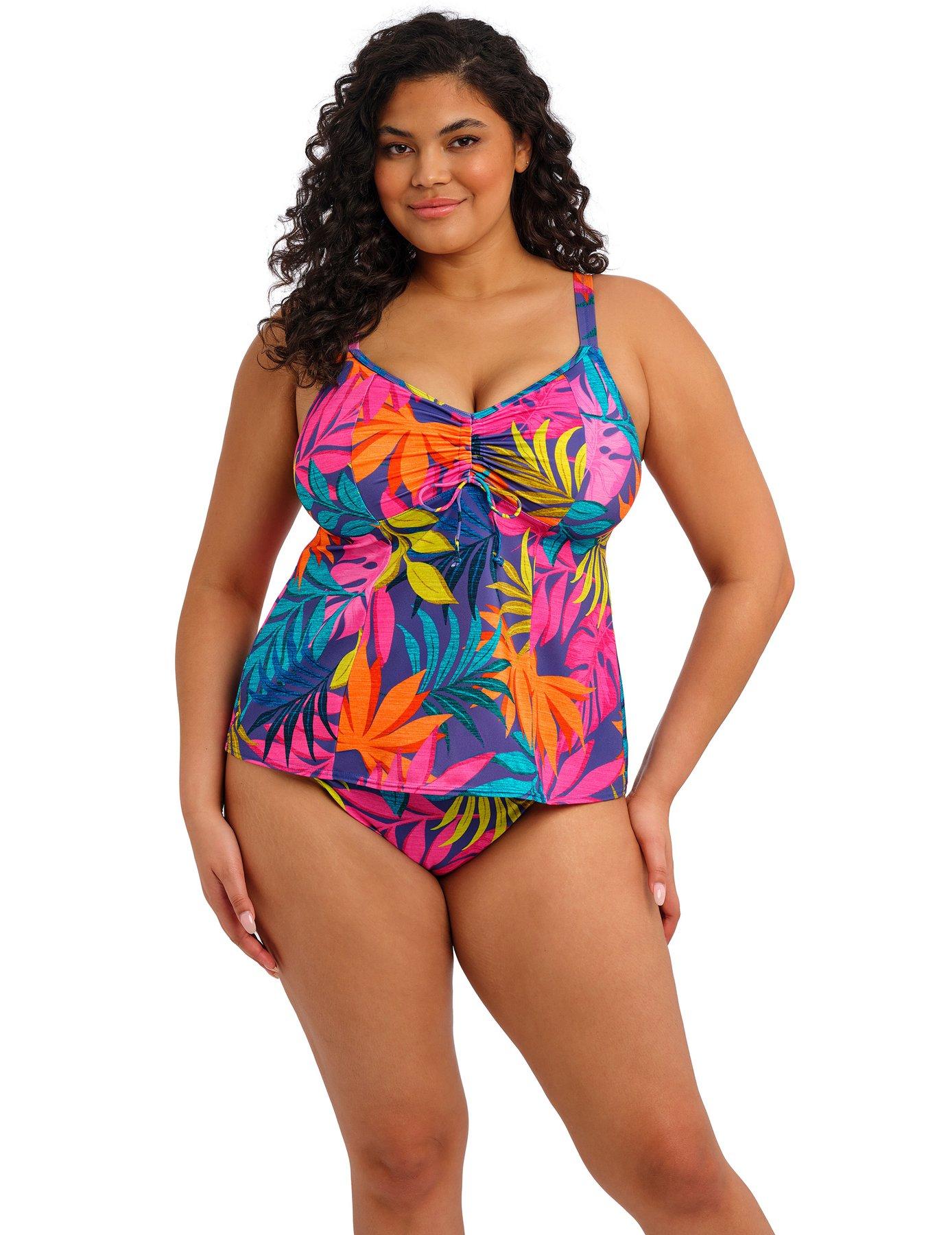Elomi Porto Rafti Non Wired Moulded Tankini Top - Indigo