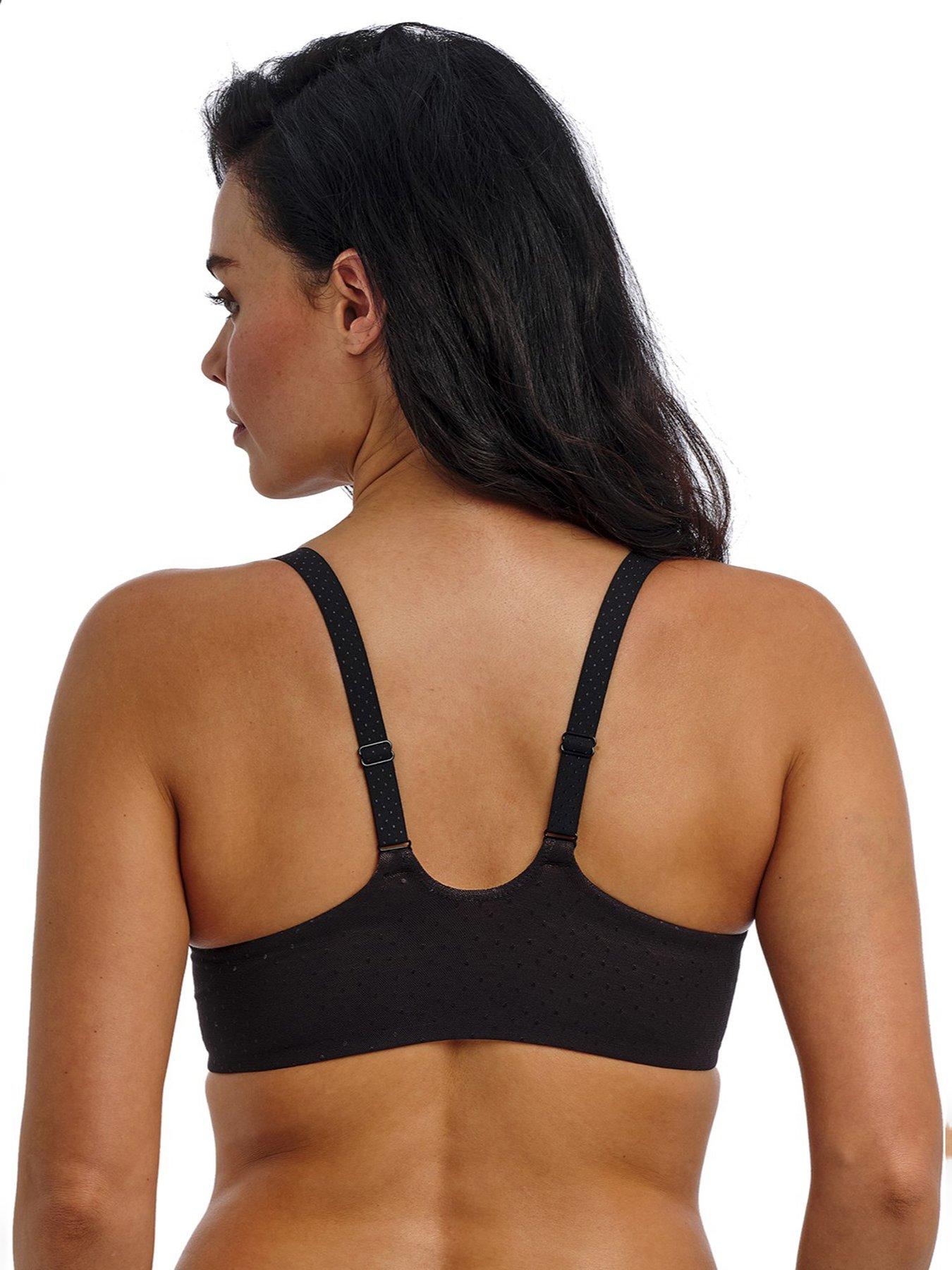 Image 2 of 2 of Wacoal Back Appeal Underwire Front Fastener Bra - Black