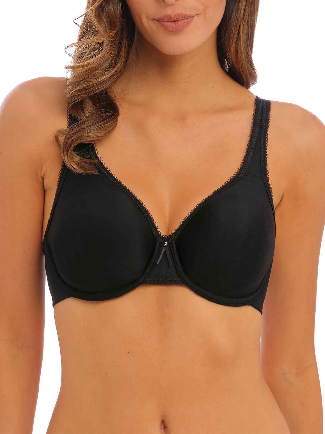  image of wacoal-basic-beauty-full-figure-underwire-bra-black