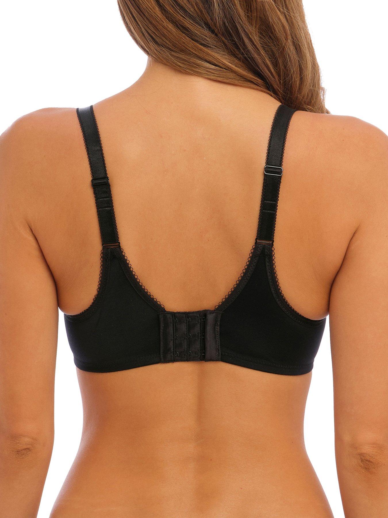  image of wacoal-basic-beauty-full-figure-underwire-bra-black